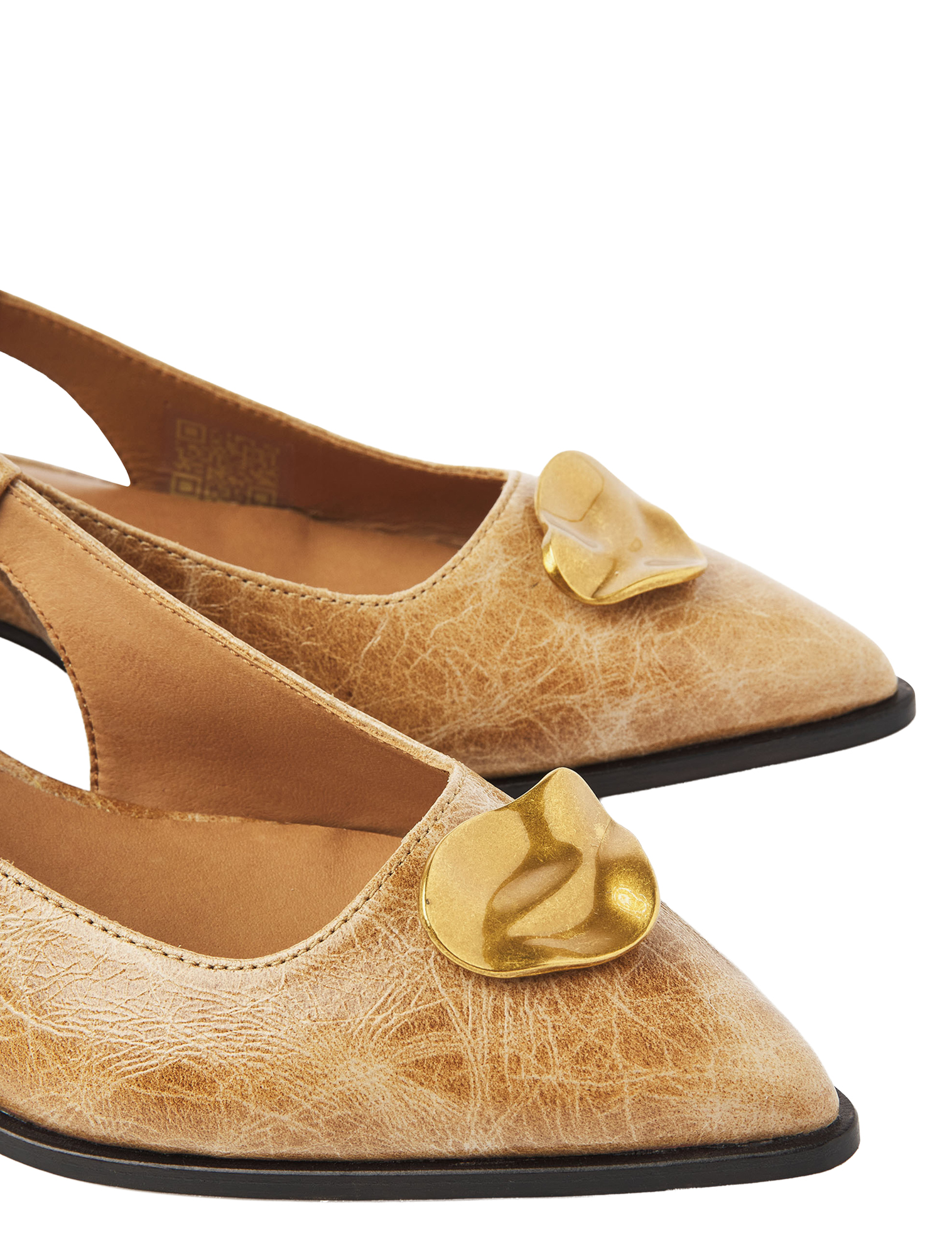 VIA VAI - 62397 Lea Imani 02-308 Seattle Cognac - Dames - Slingbacks - 51365_02_5