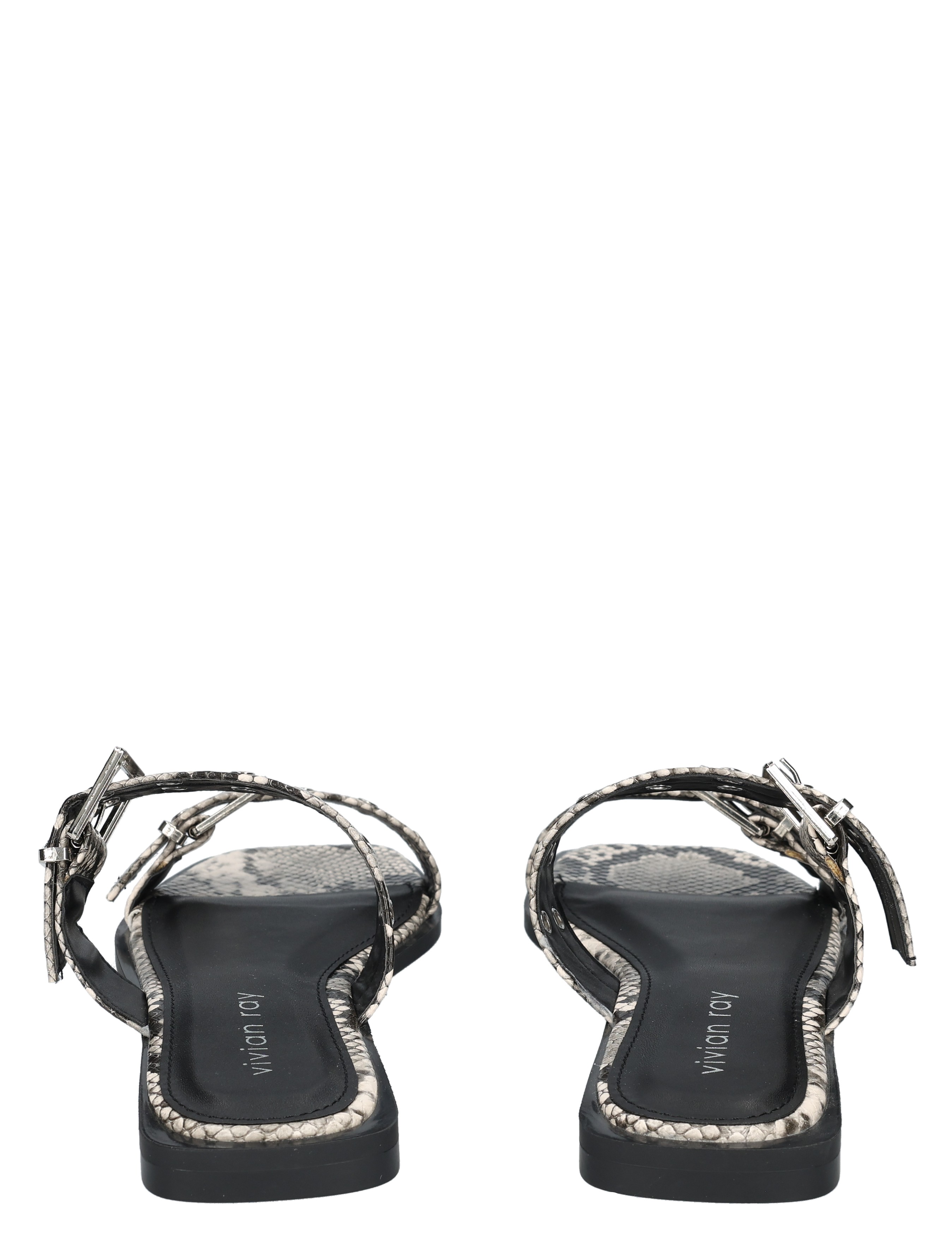 sandalen, sleehak, slangenprint, schuifriem, sandalen met enkelbandje