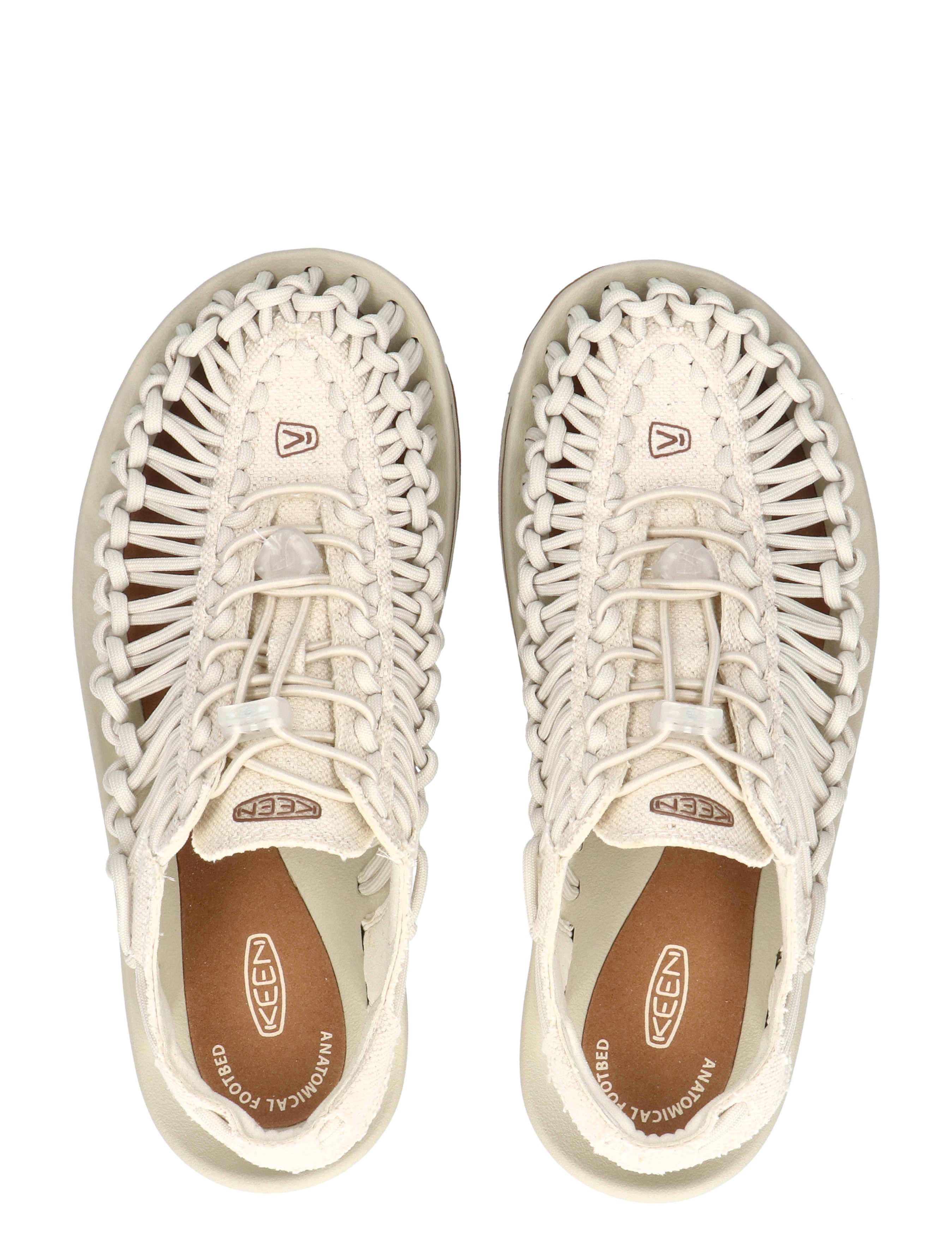 Keen Footwear - Uneek Canvas D 1026231 Natural Birch - Dames - Sandalen - 50325_77_8