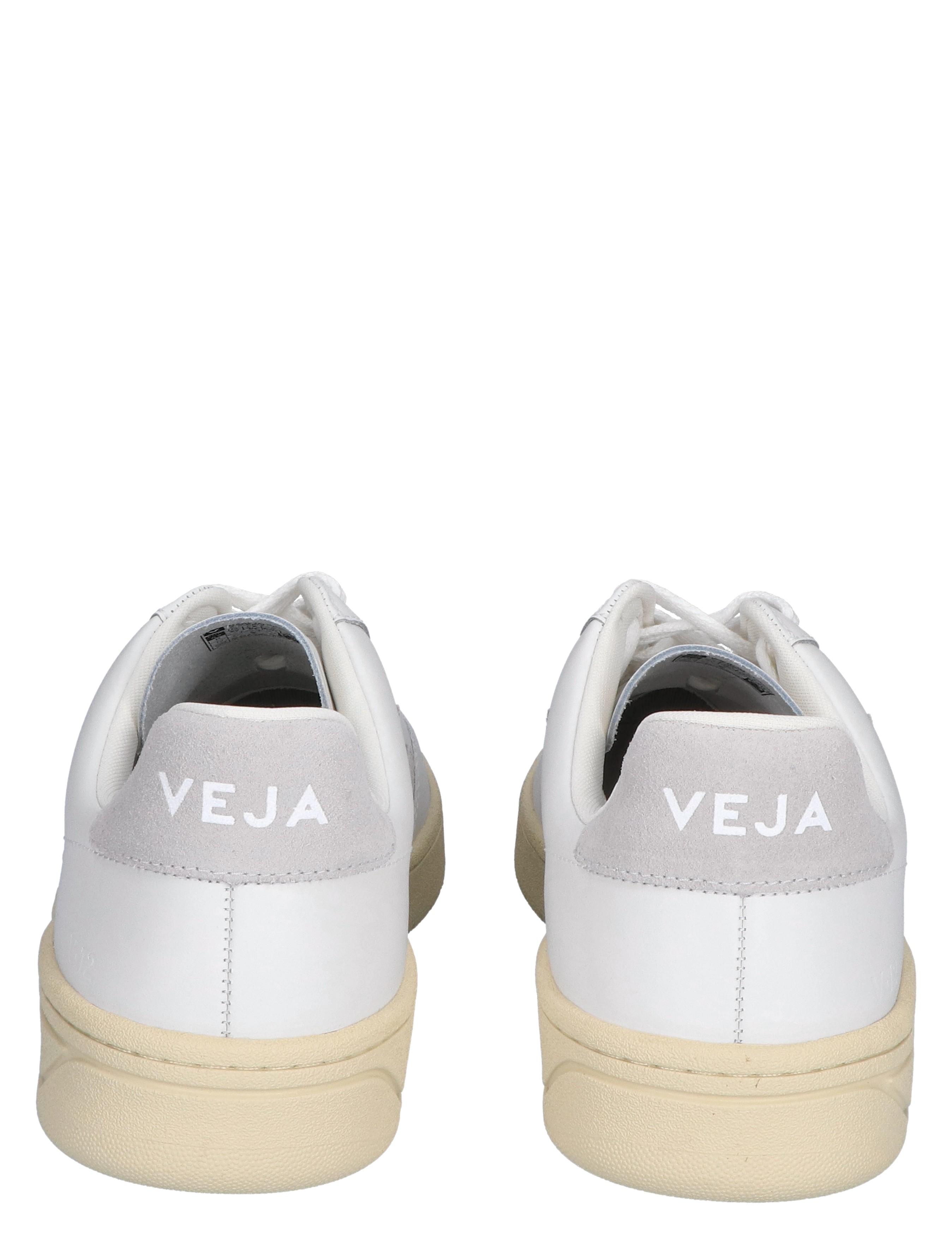 V-12 Men Leather White Grey