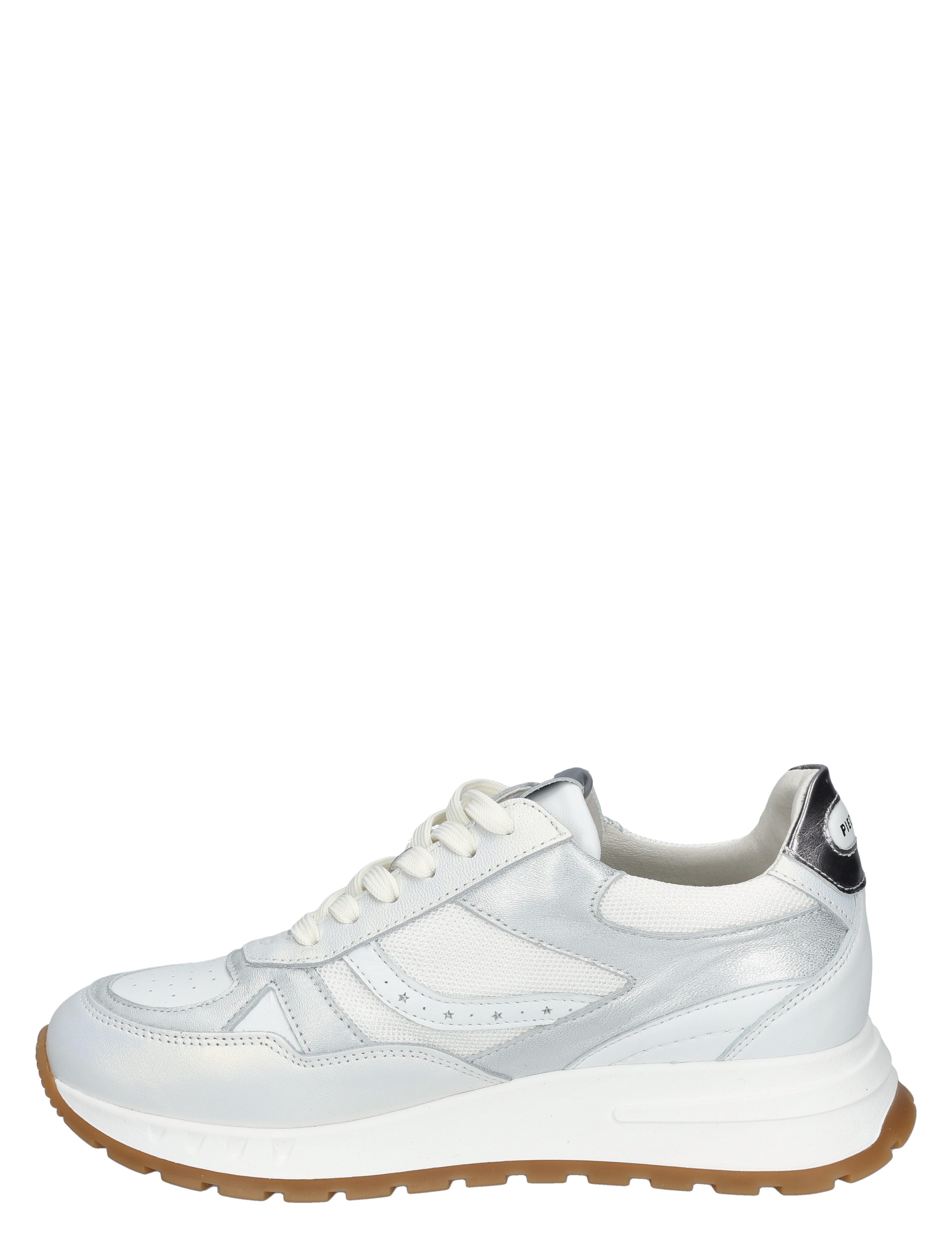 Piedi Nudi - Kira 02.01 White Silver K-Wijdte - Dames - Veterschoenen - Casual Veterschoenen - 50526_88_2