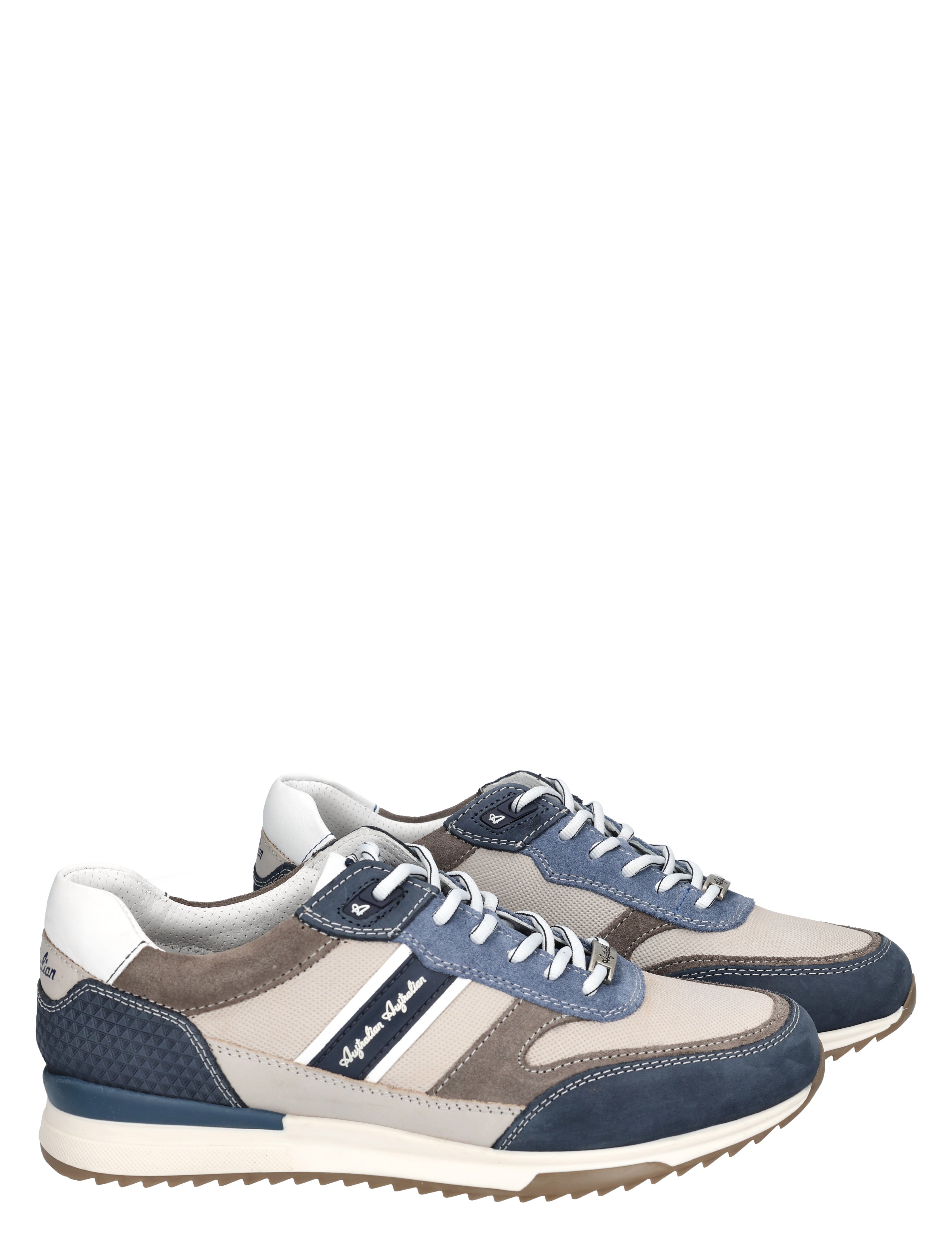Australian - Filmon  15.1600.07.KE0 Grey Blue White - Heren - Veterschoenen - Casual Veterschoenen - 50781_39_6
