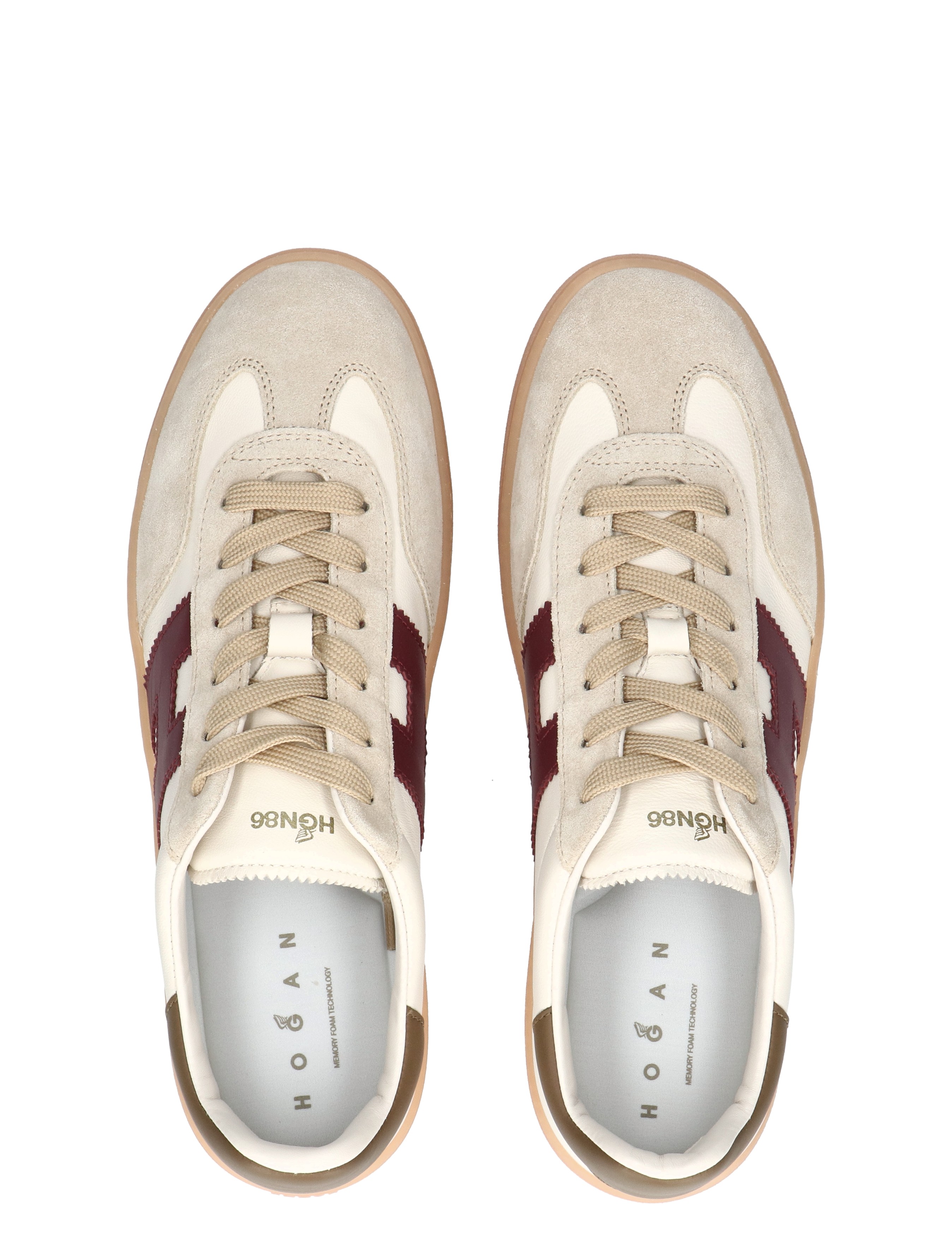 sneakers, lacing, beige, white, suede