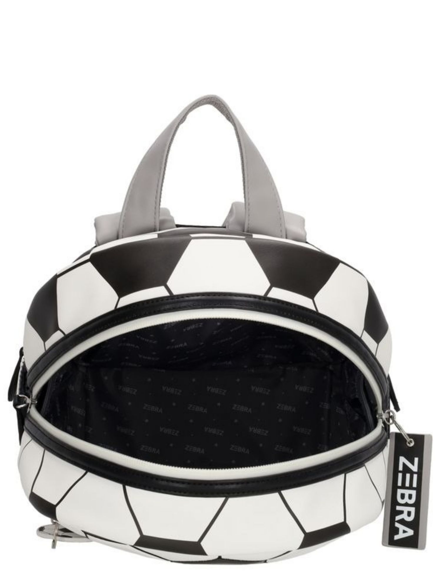 Zebra - Sem Voetbal Black White - Jongens - Rugtassen - 49902_81_4