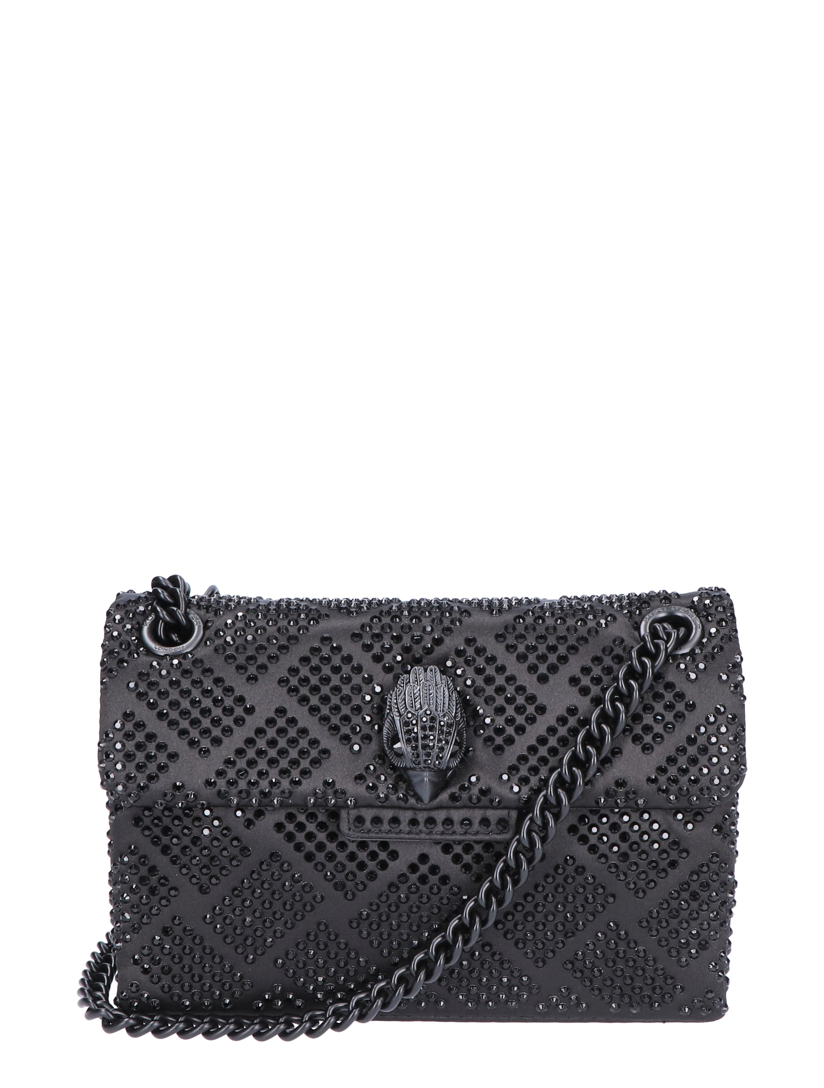 Mini Crystal Kensington Bag Black