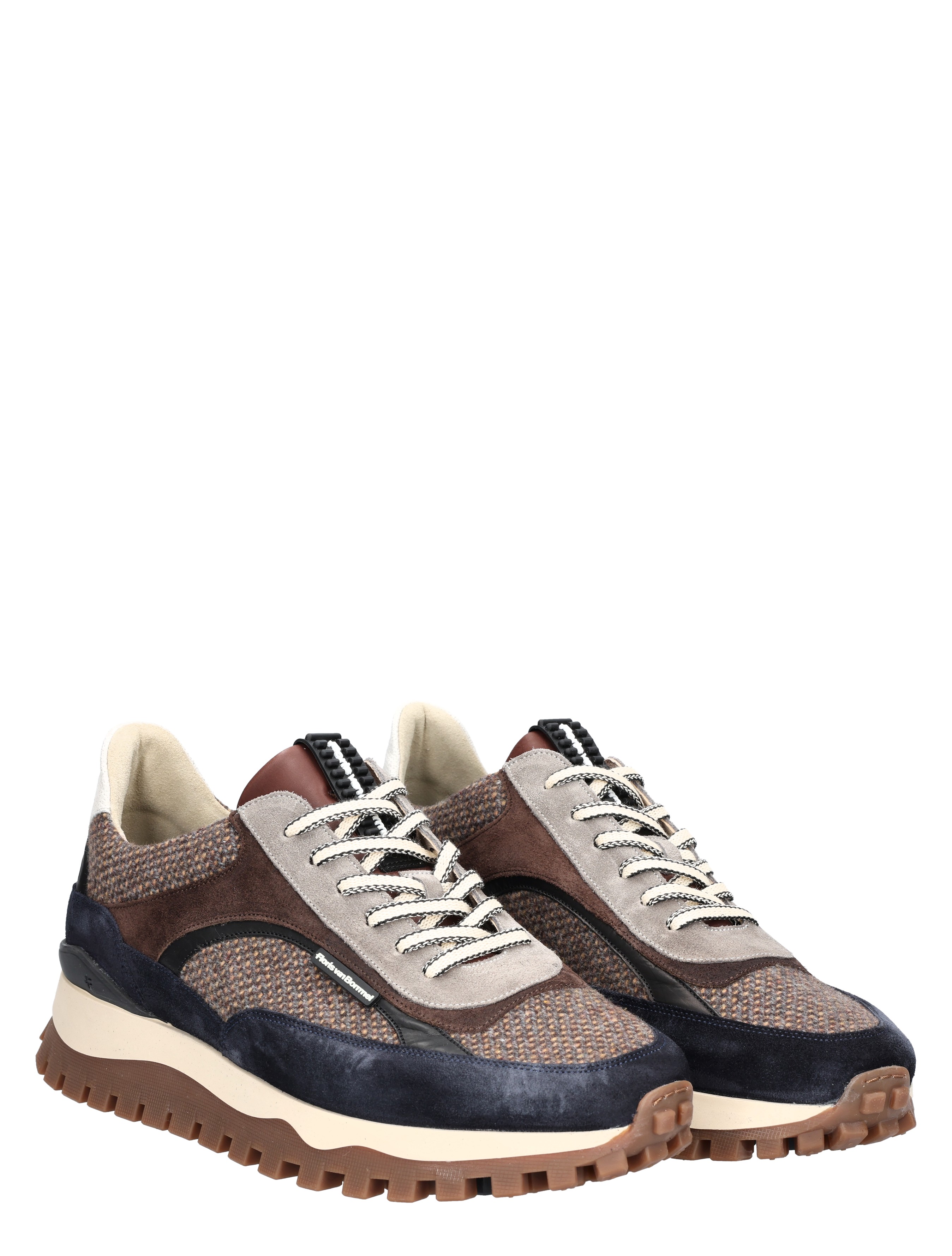 Floris van Bommel - De Grommer SFM-10156 20-01 Brown G+ Wijdte - Heren - Lage Sneakers - Sneakers - 49316_32_5