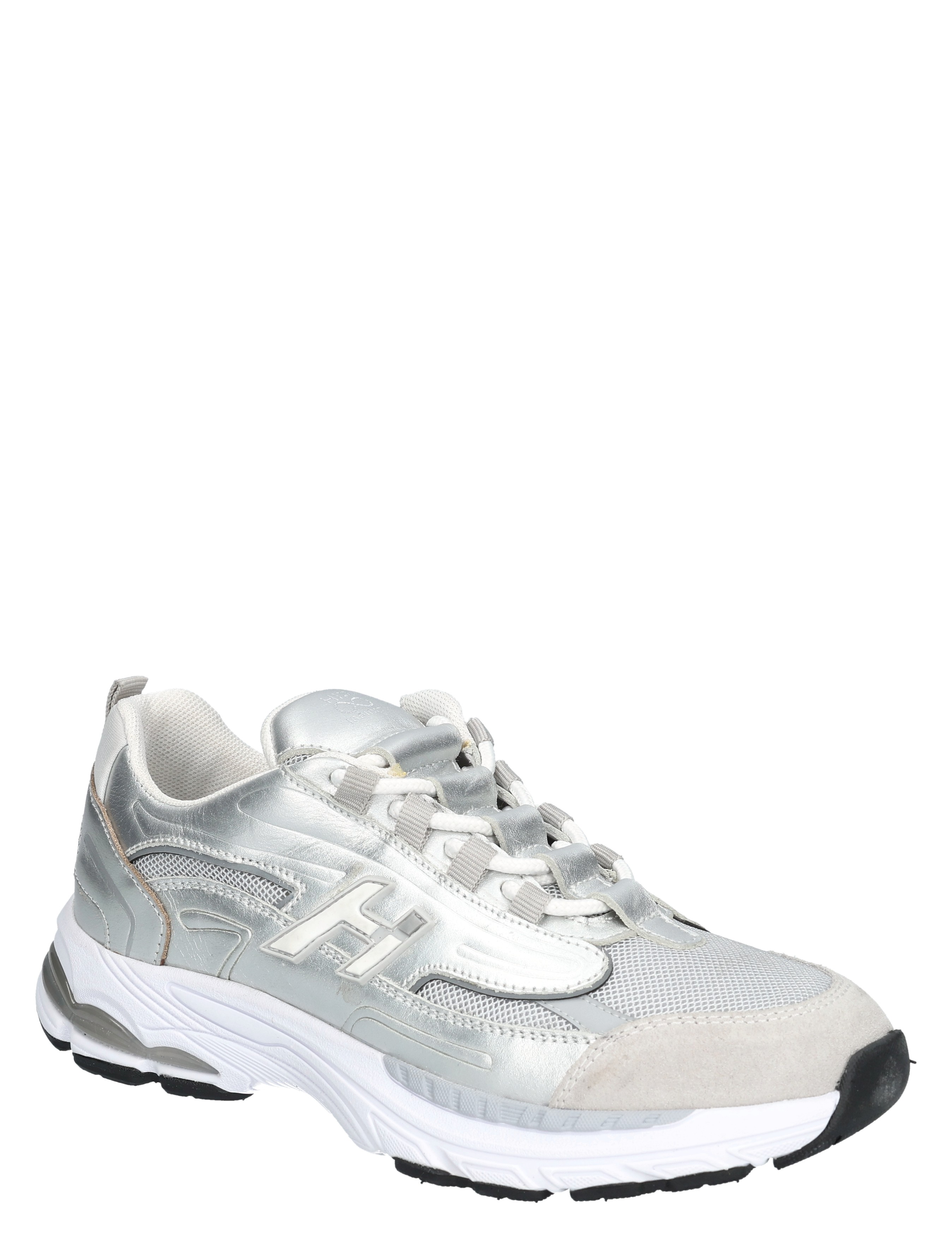 Hip - H1660  Silver Combi - Meisjes - Veterschoenen - 50592_54_3