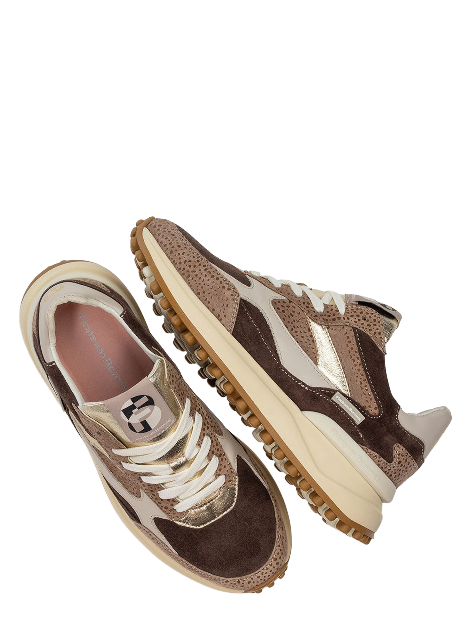 sneakers, brown, leer, suede, grommet sole