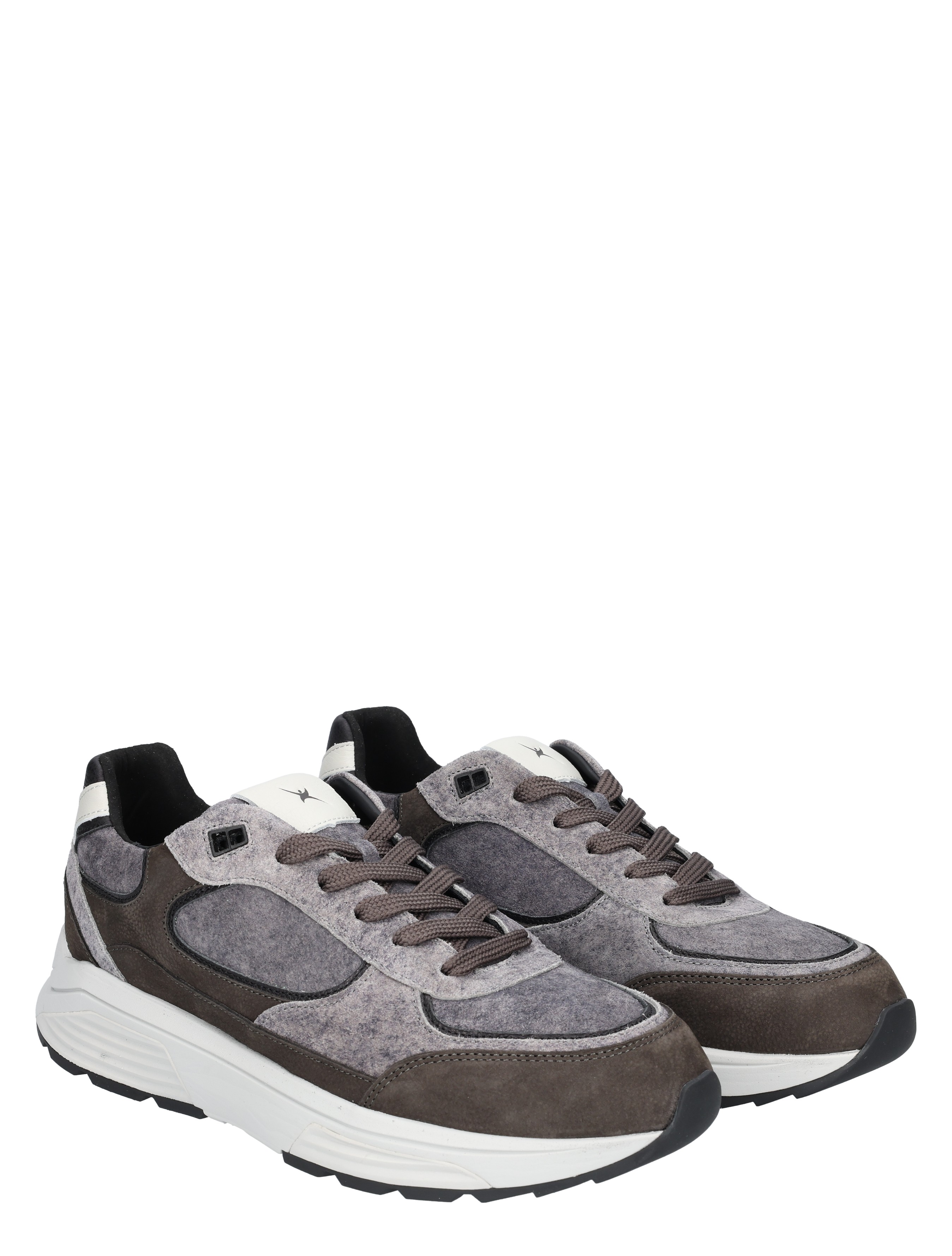 sneakers, grijs, bruin, mesh, luxe-sneaker