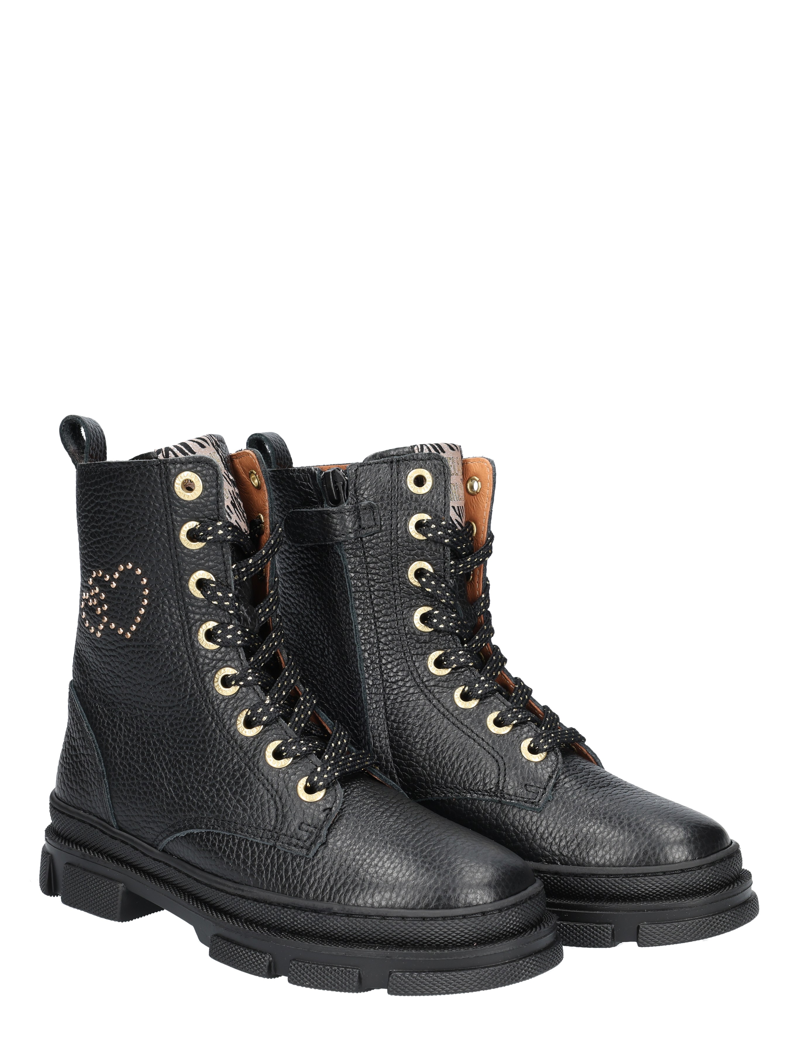 Develab - 47092 922 Black - Meisjes - Veter Boots - Boots - 49249_11_5