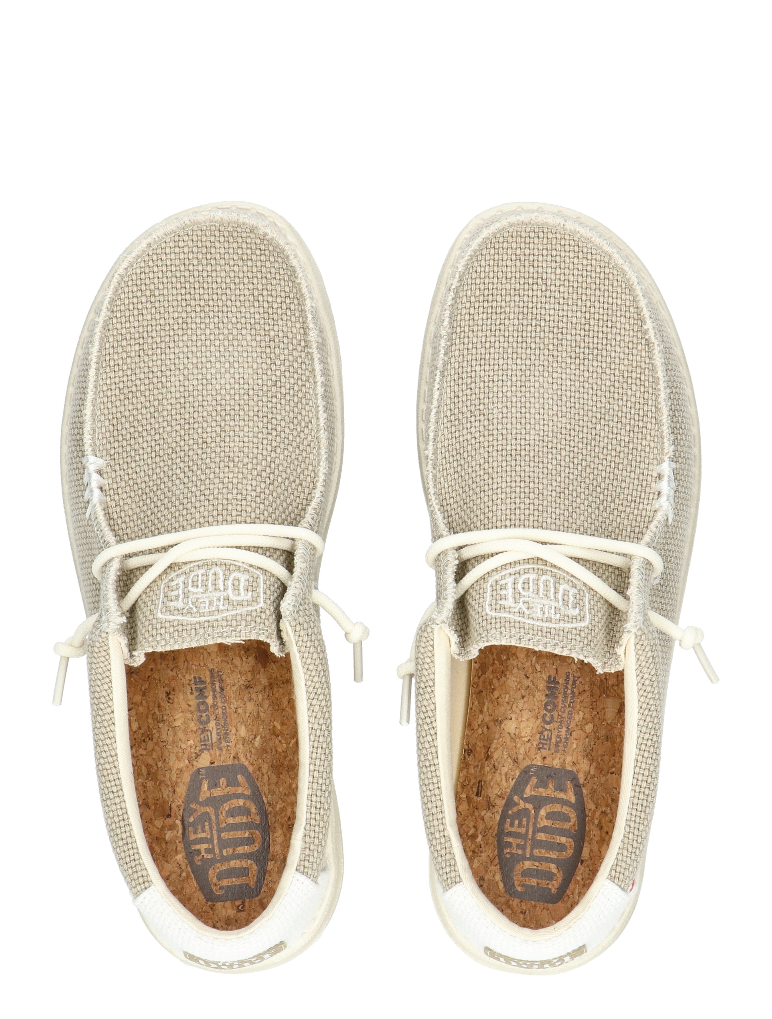 canvas, loafers, slip-on, beige, cork insole