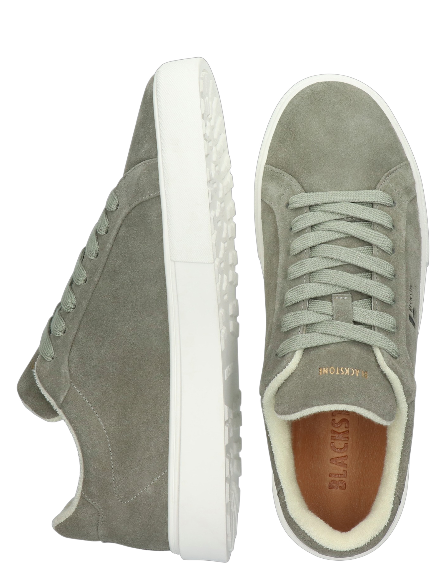 sneaker, grijs, suede, witte zool, vachtvoering