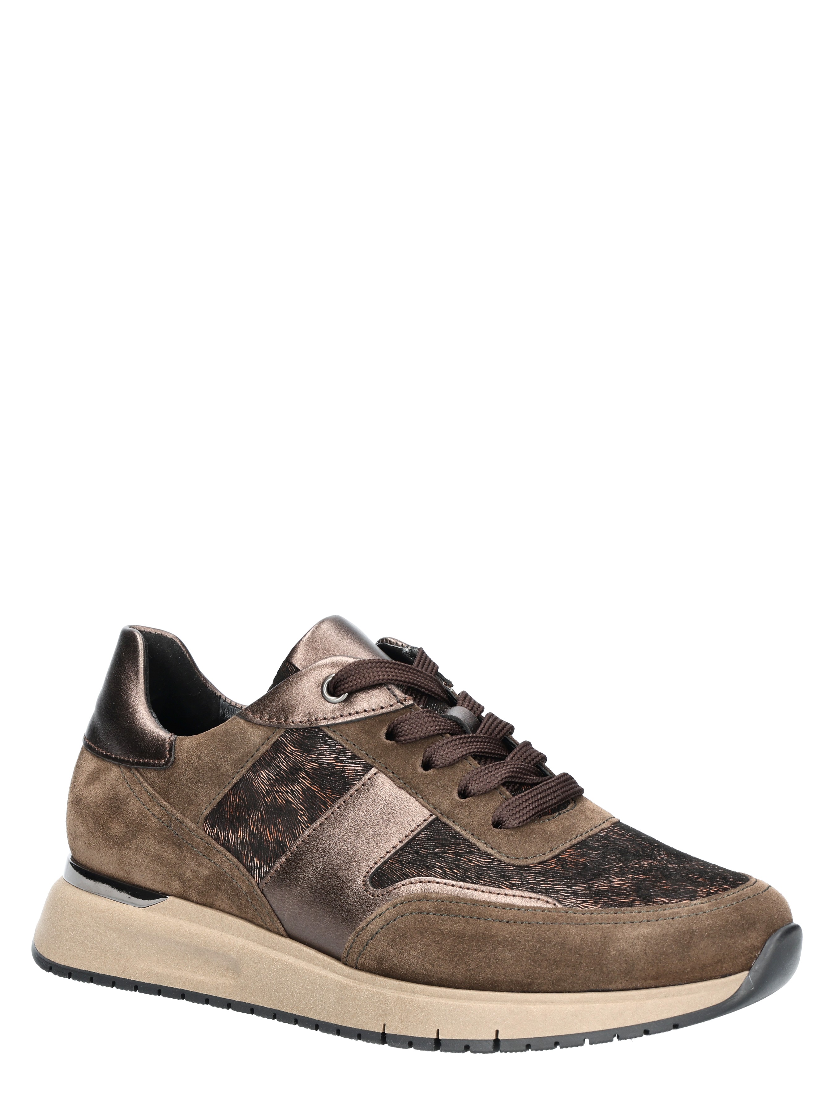 Gabor - 76.445.63 Brown H-Wijdte - Dames - Veterschoenen - Casual Veterschoenen - 48907_22_3