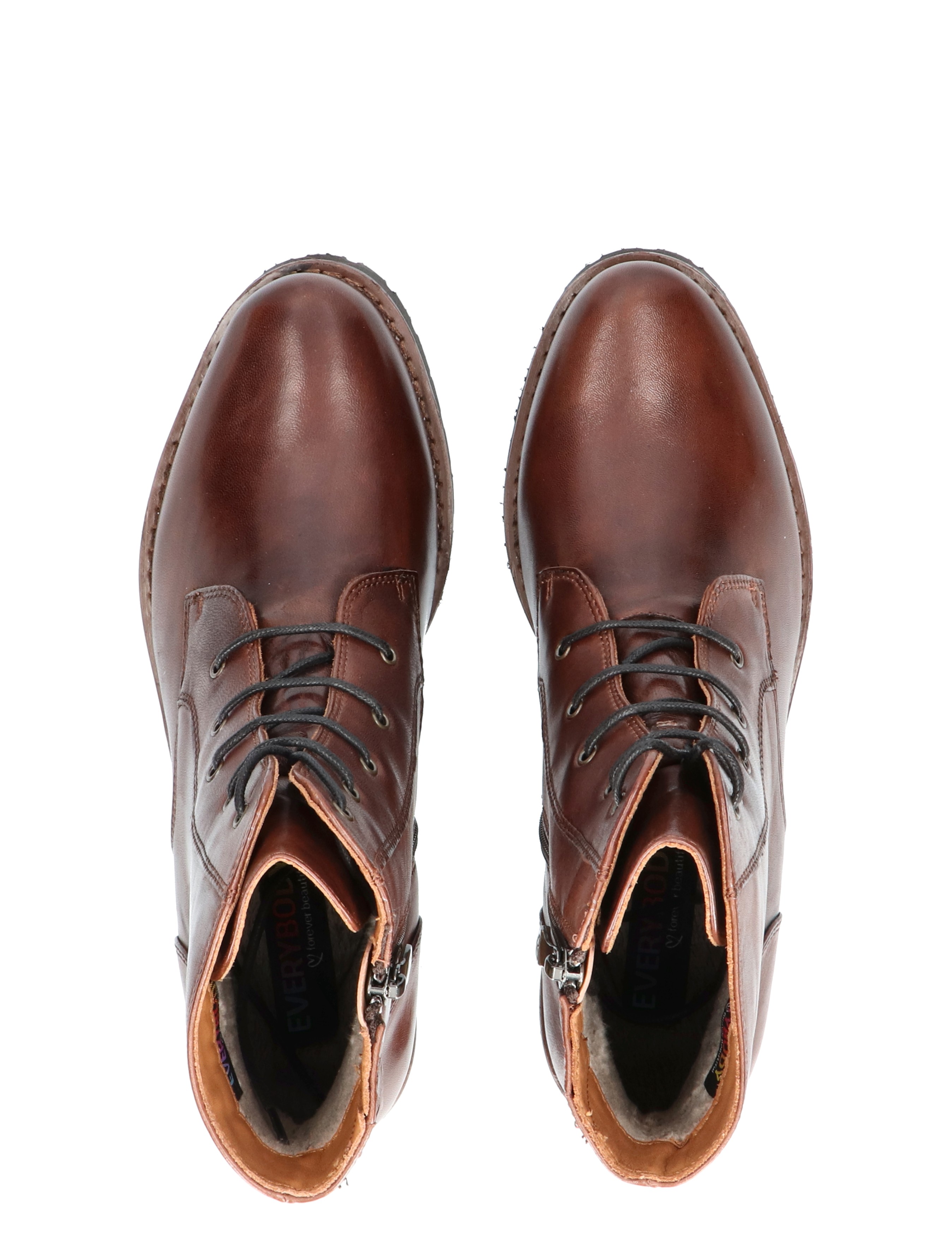 Everybody - 77658H Brown - Dames - Boots - Veter Boots - 46081_22_7