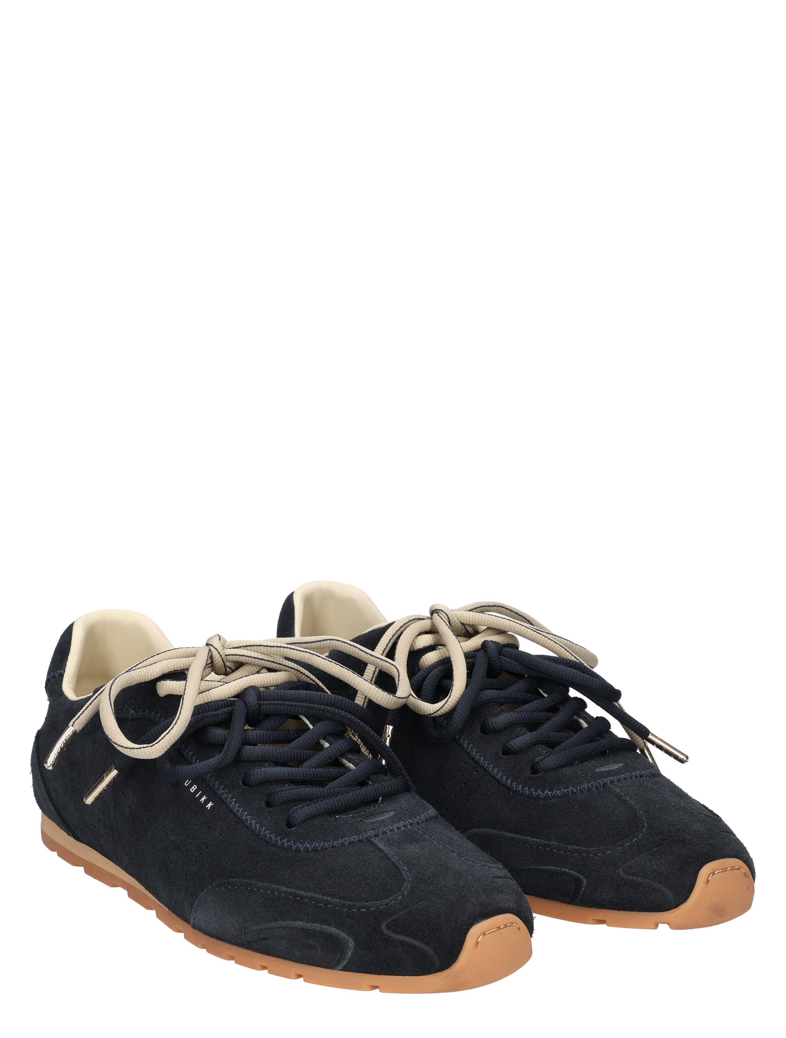 sneakers, navy, suede, gum sole, laced