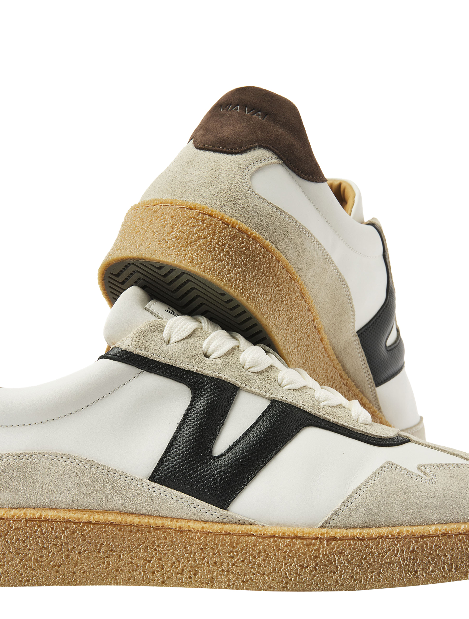 VIA VAI - 11410 Zane Dexter  01-900 Cross Nero - Heren - Lage Sneakers - Sneakers - 51312_81_5