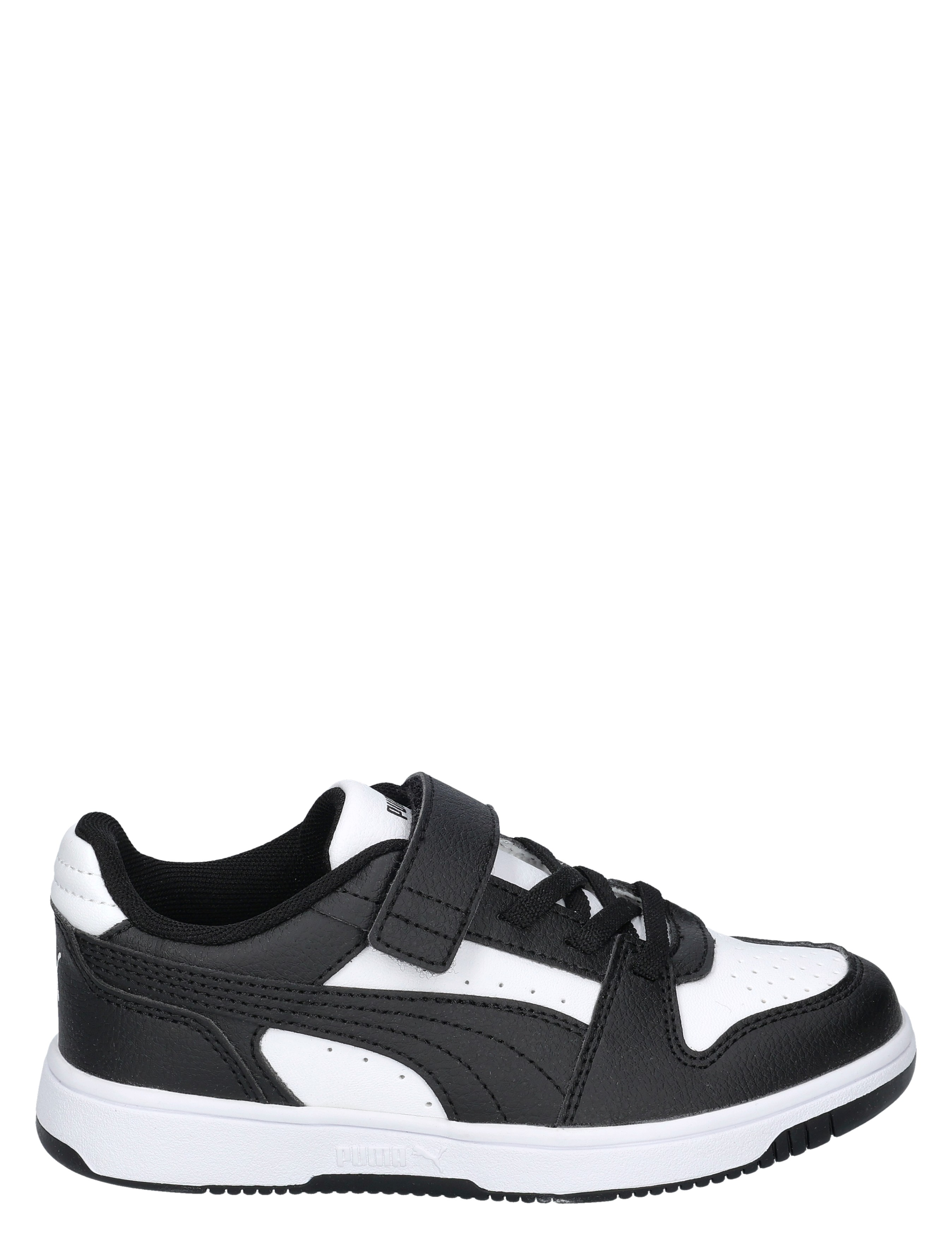 Puma - Rebound Slam Lo White Black - Sneakers - Lage Sneakers - Jongens - 51044_81_1