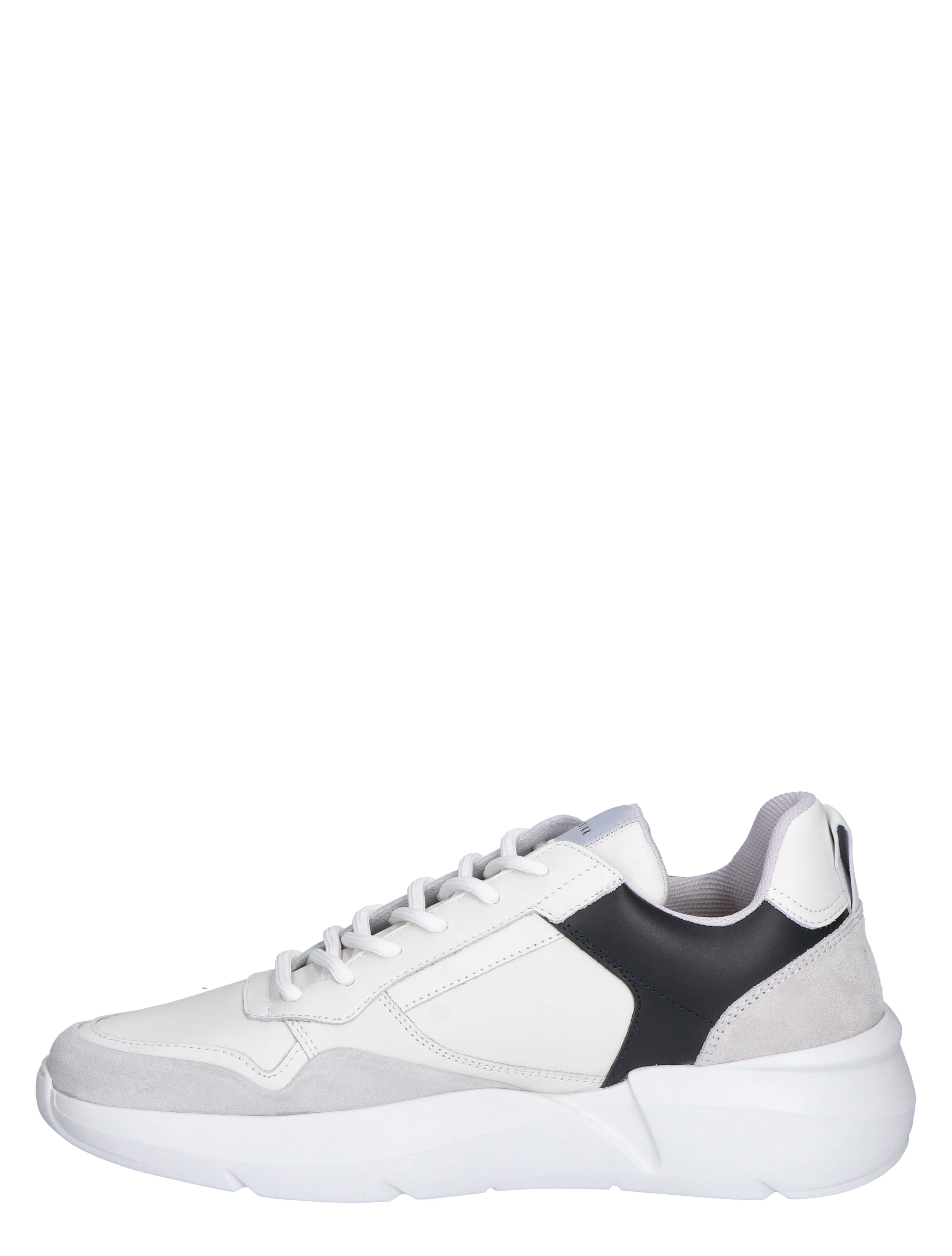 Roque Road Wave Men White Leather Navy