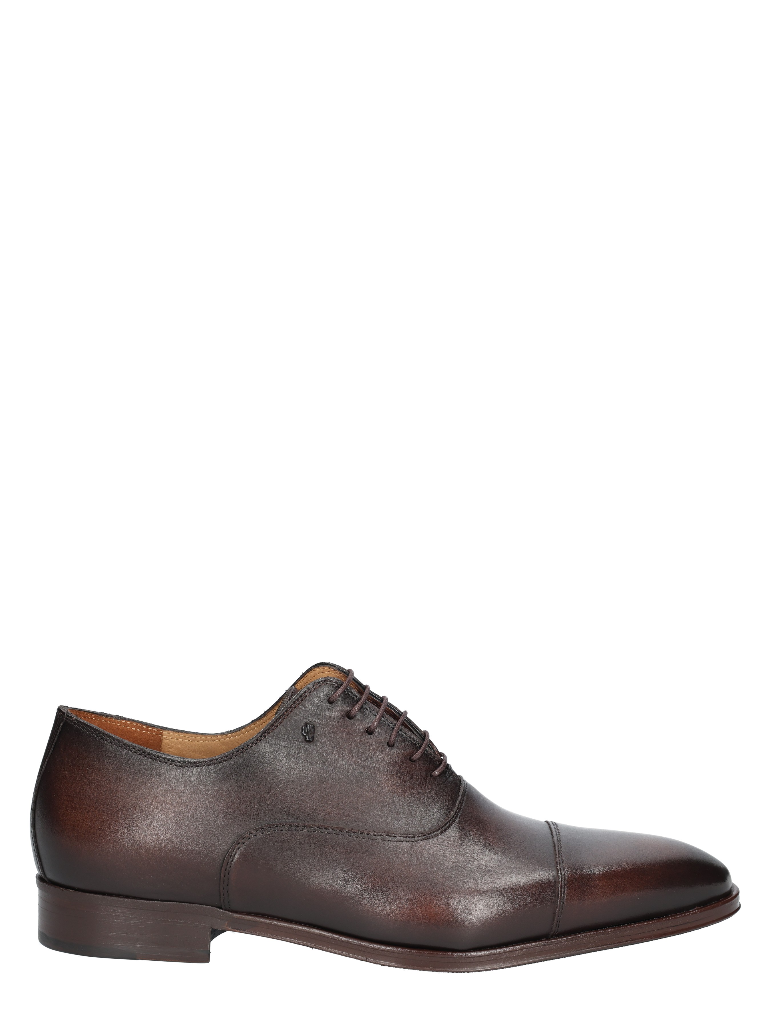 Van Bommel - Raffa 30088 21-02 Dark Brown H-Wijdte - Heren - Veterschoenen - Nette Veterschoenen - 46593_22_1