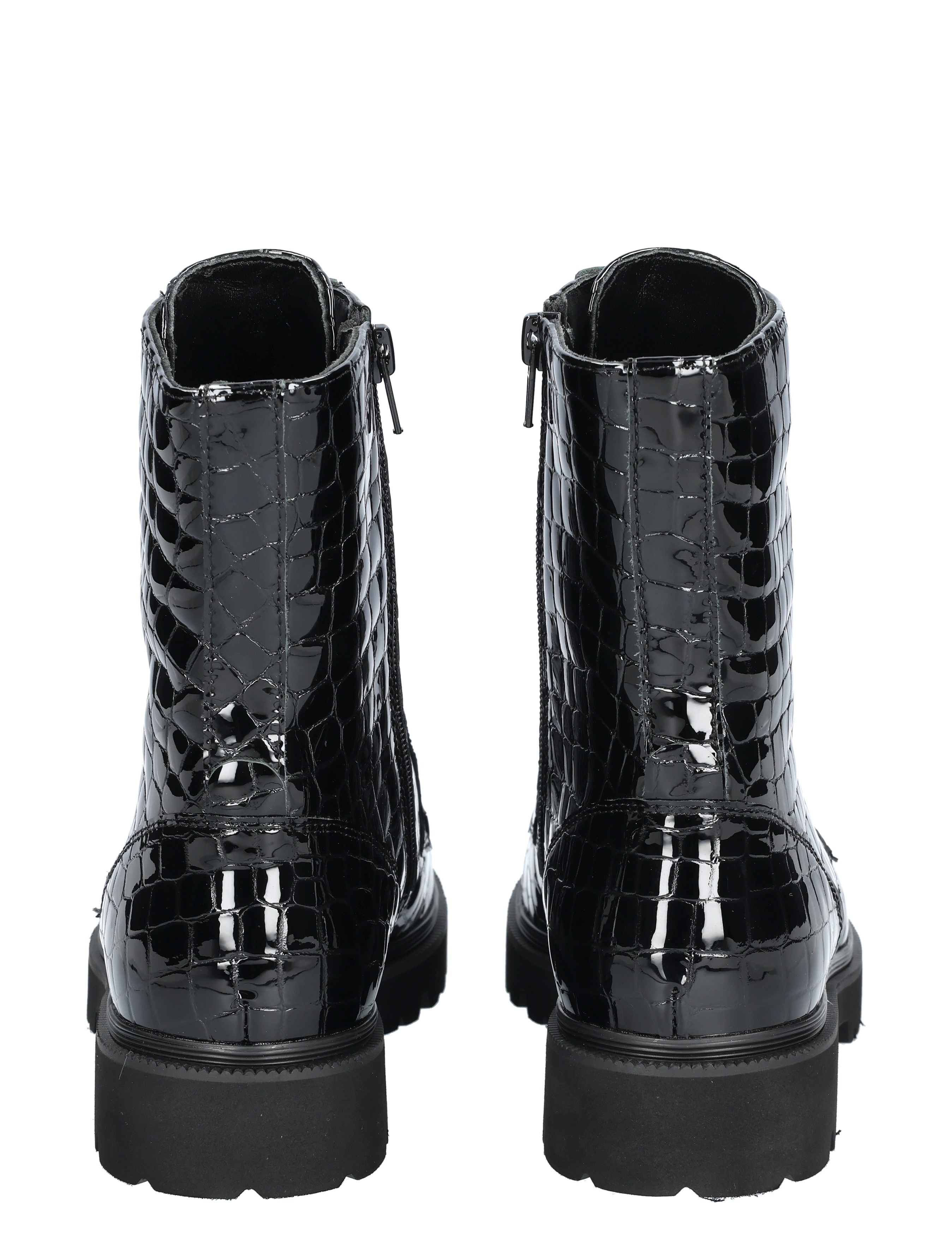 Rapid Soul - Verine Black Croco - Dames - Boots - Veter Boots - 49514_10_6