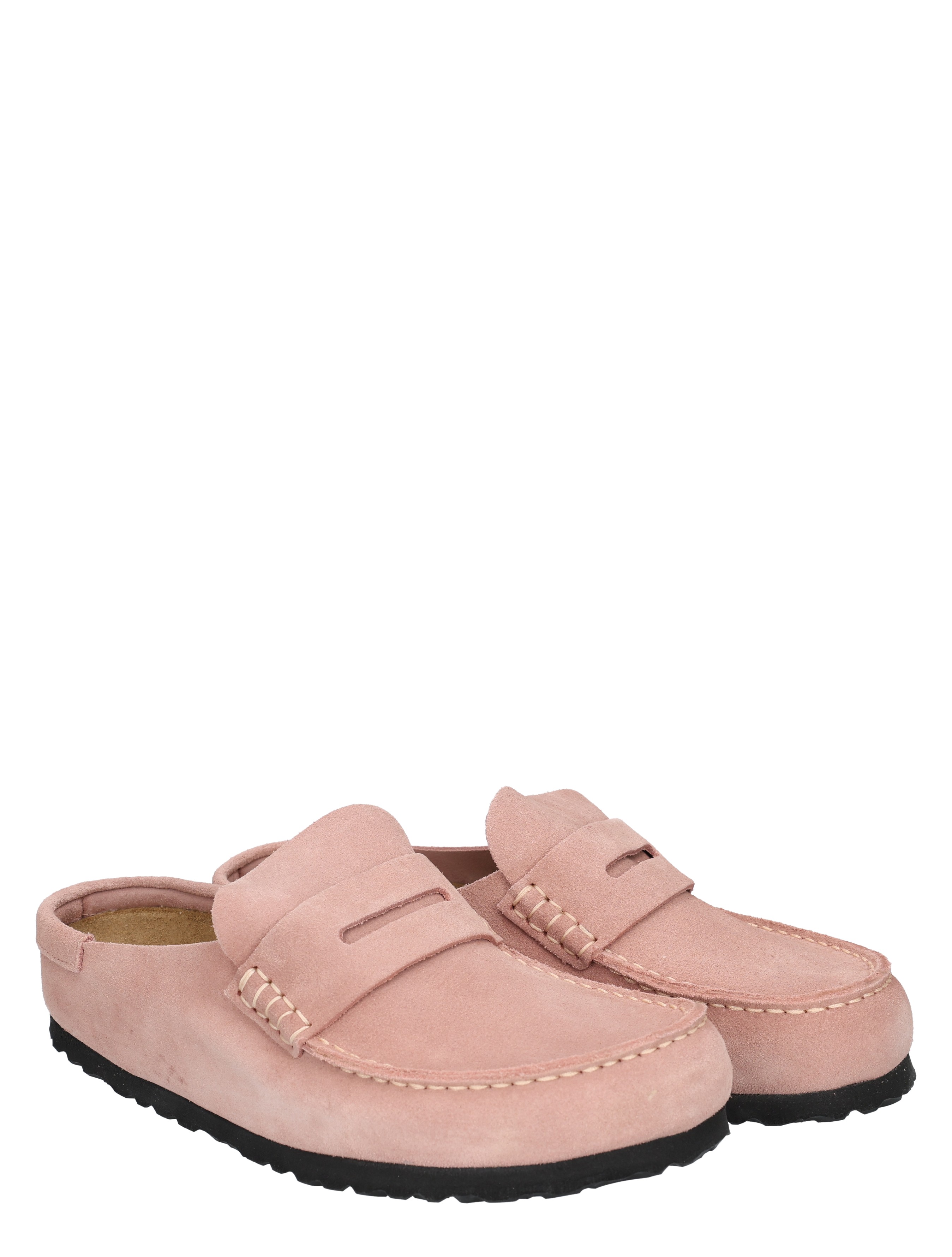 Birkenstock - Naples Suede 1031683 Suede Pink Clay - Dames - Muiltjes - 49861_48_5