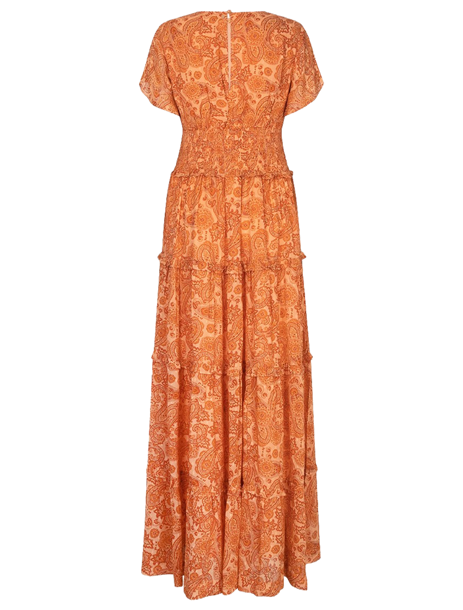 Ibana - Daryn Paisley Naranja - Dames - Jurken - 49981_45_2