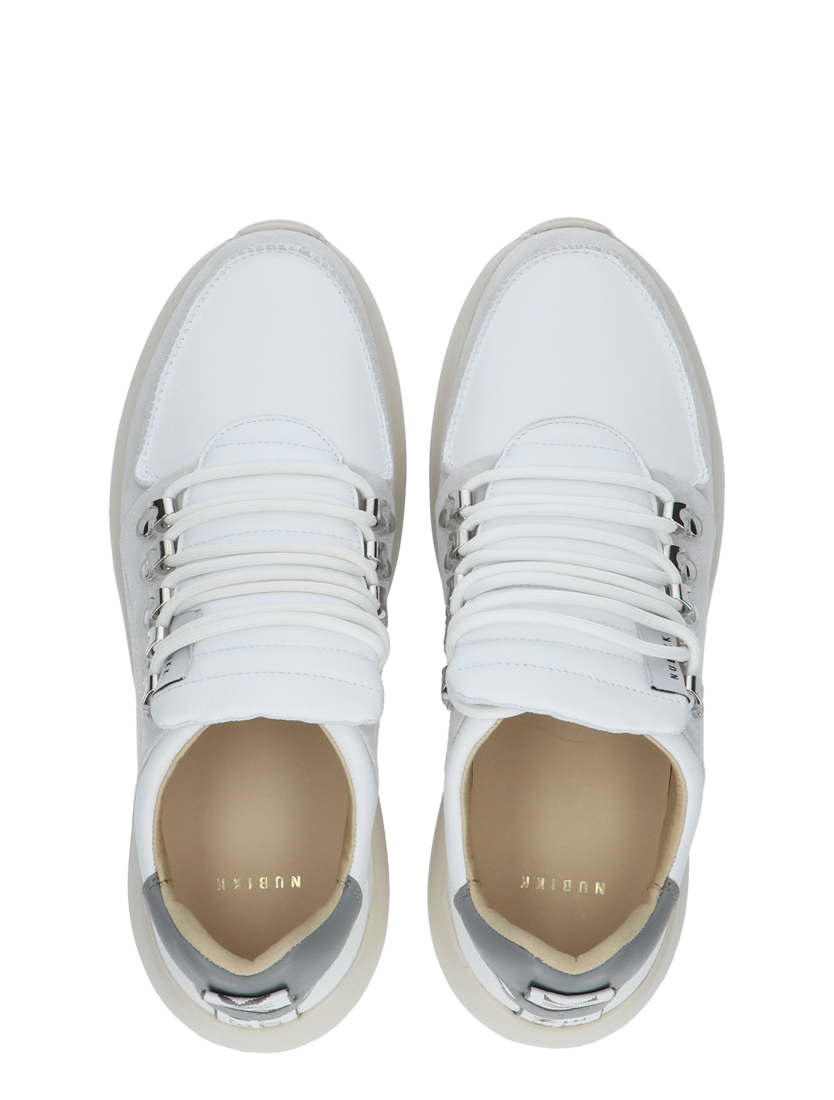 Nubikk - Roque Roman Men White Combi Grey - Heren - Lage Sneakers - Sneakers - 43715_89_8