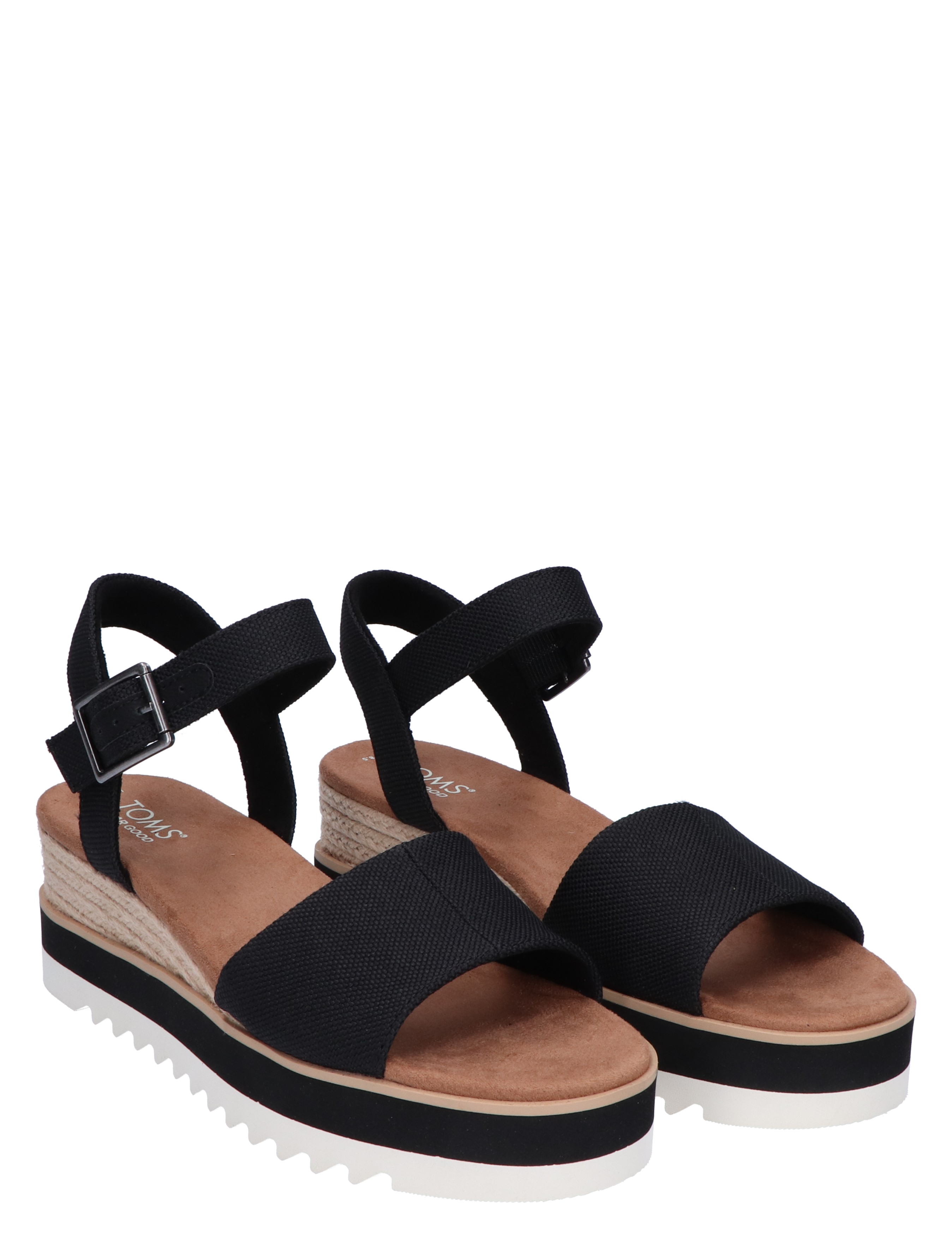 Toms - Diana Canvas Black - Dames - Sleehakken - 43768_11_5