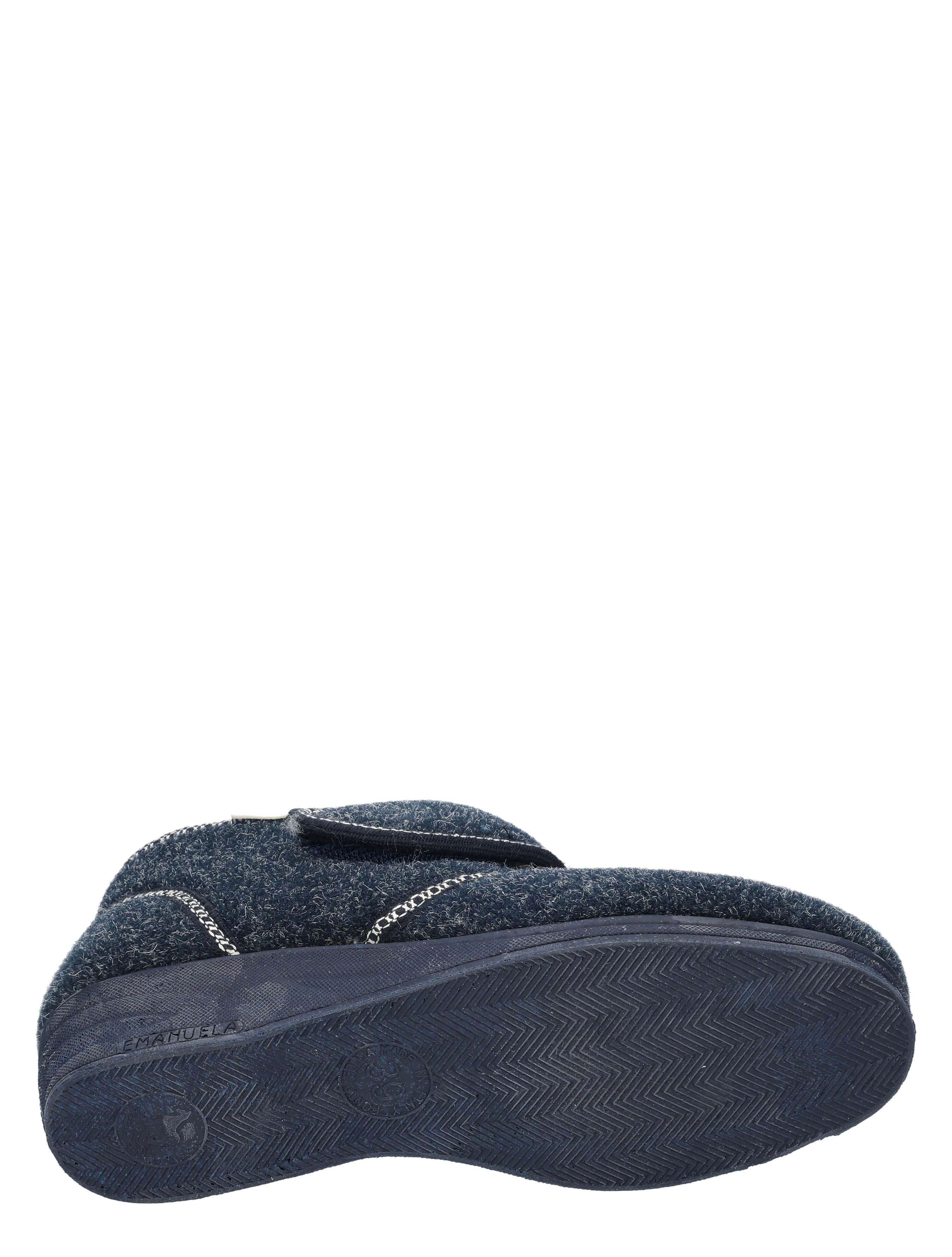 slippers, indoor, blue, welted, textured sole