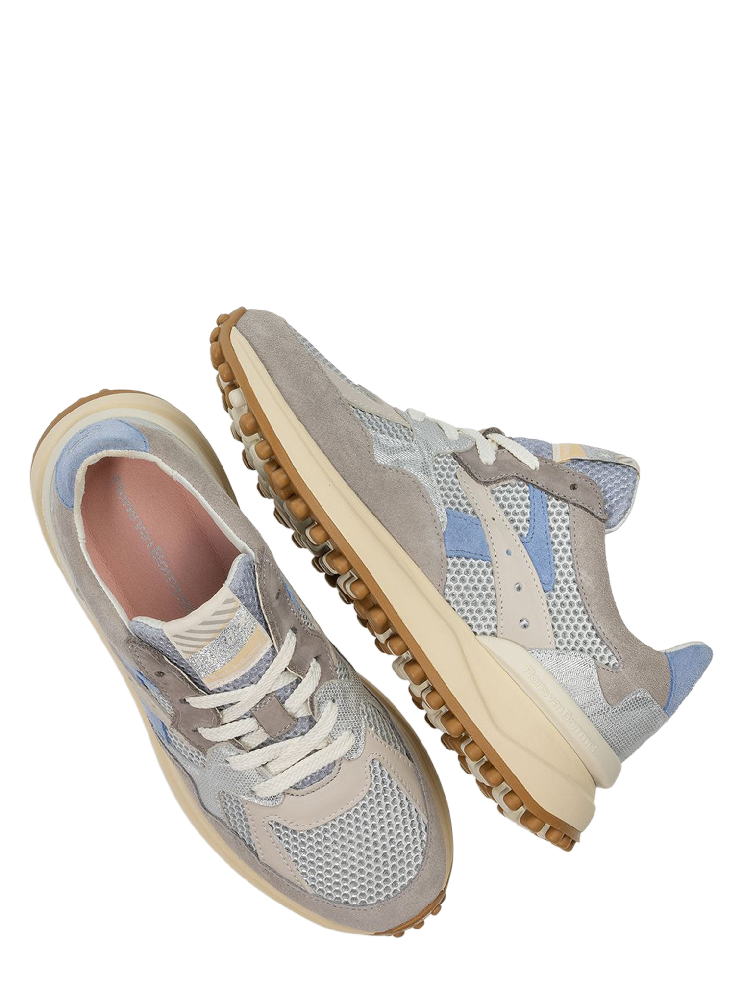 Floris van Bommel - Noppi 10153 46.03 Silver - Dames - Sneakers - Lage Sneakers - 51481_54_3