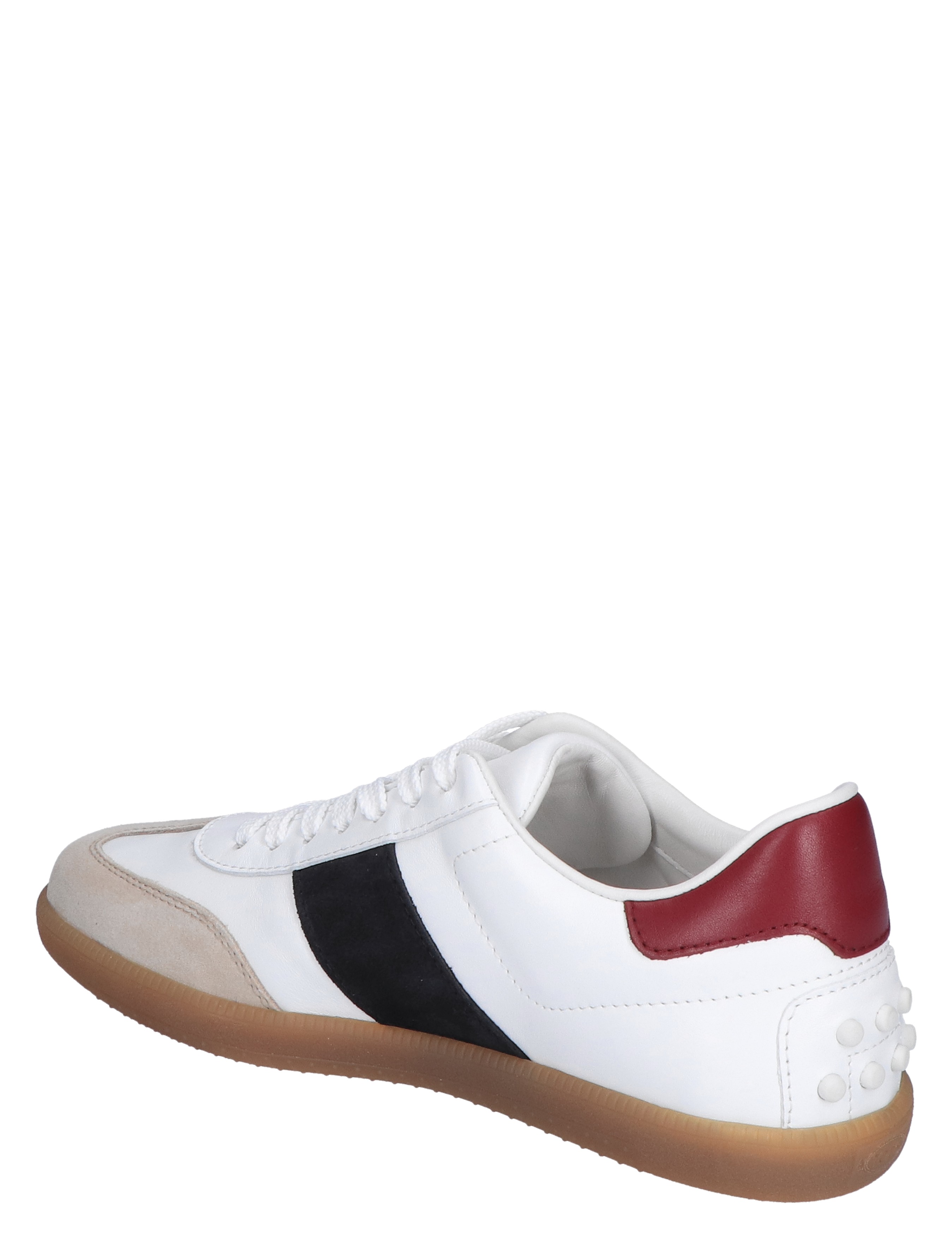 Tods - Tabs Sneakers in Leather YYF8 White Black - Sneakers - Dames - Lage Sneakers - 47388_81_4