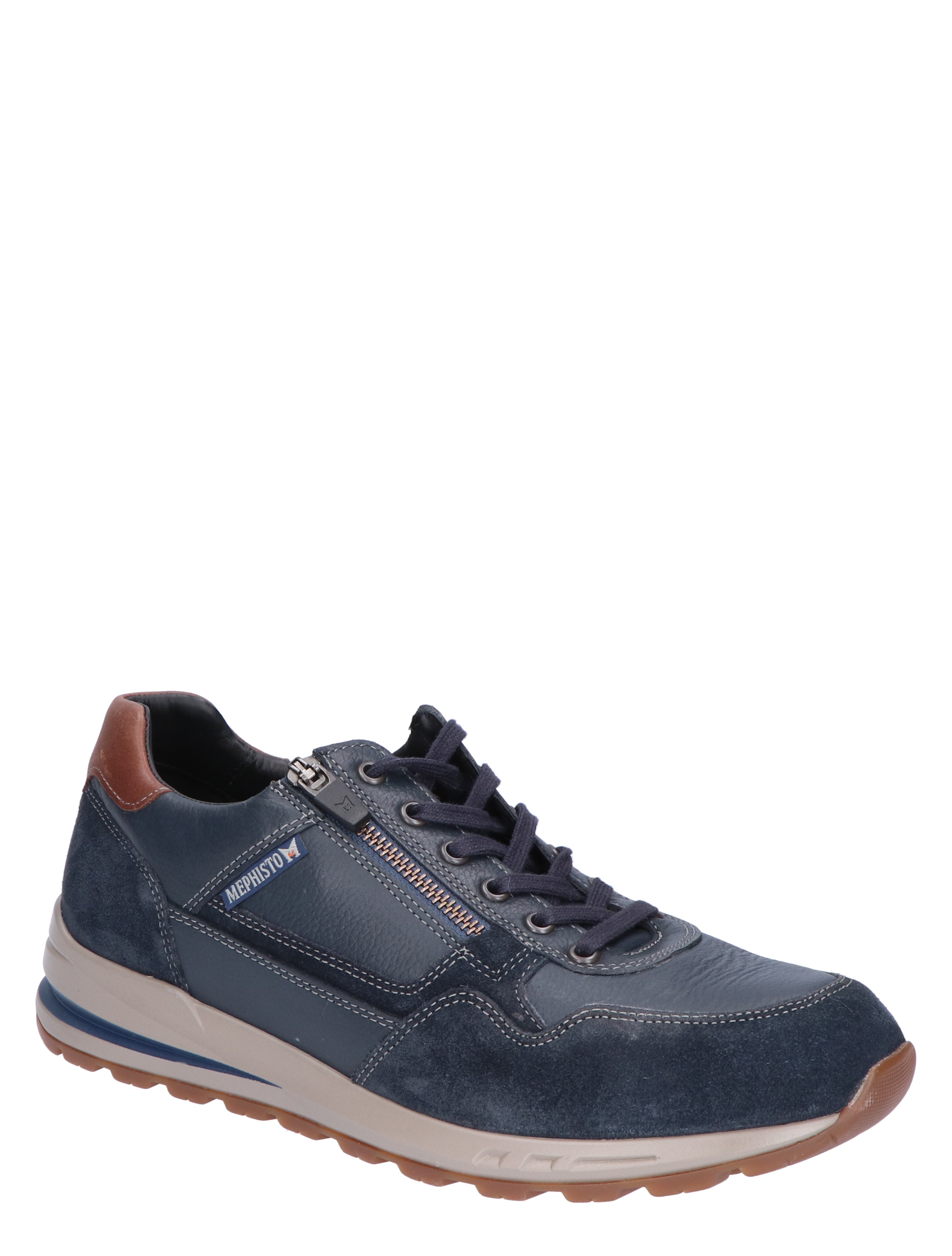 Mephisto - Bradley Velsport Blue G-Wijdte - Heren - Veterschoenen - Casual Veterschoenen - 30638_33_3