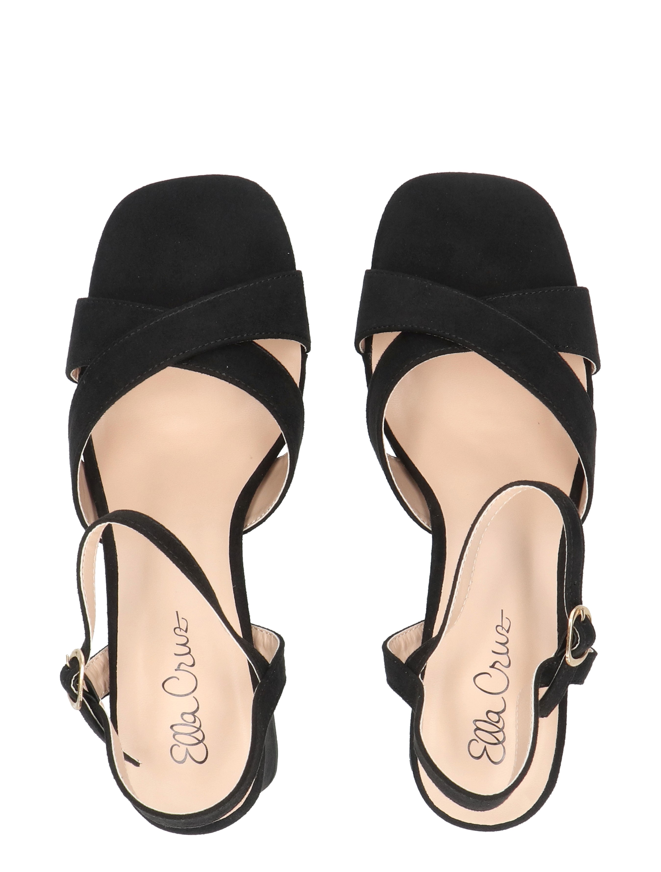 sandalen, schuim, sandalen met hak, zwart, straps, sandalen met bandjes