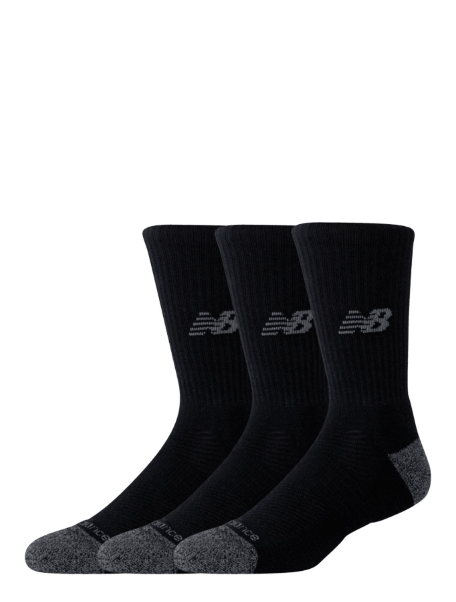 New Balance - Active Crew 3 Socks Unisex Black - Dames - Sokken - 49626_11_1