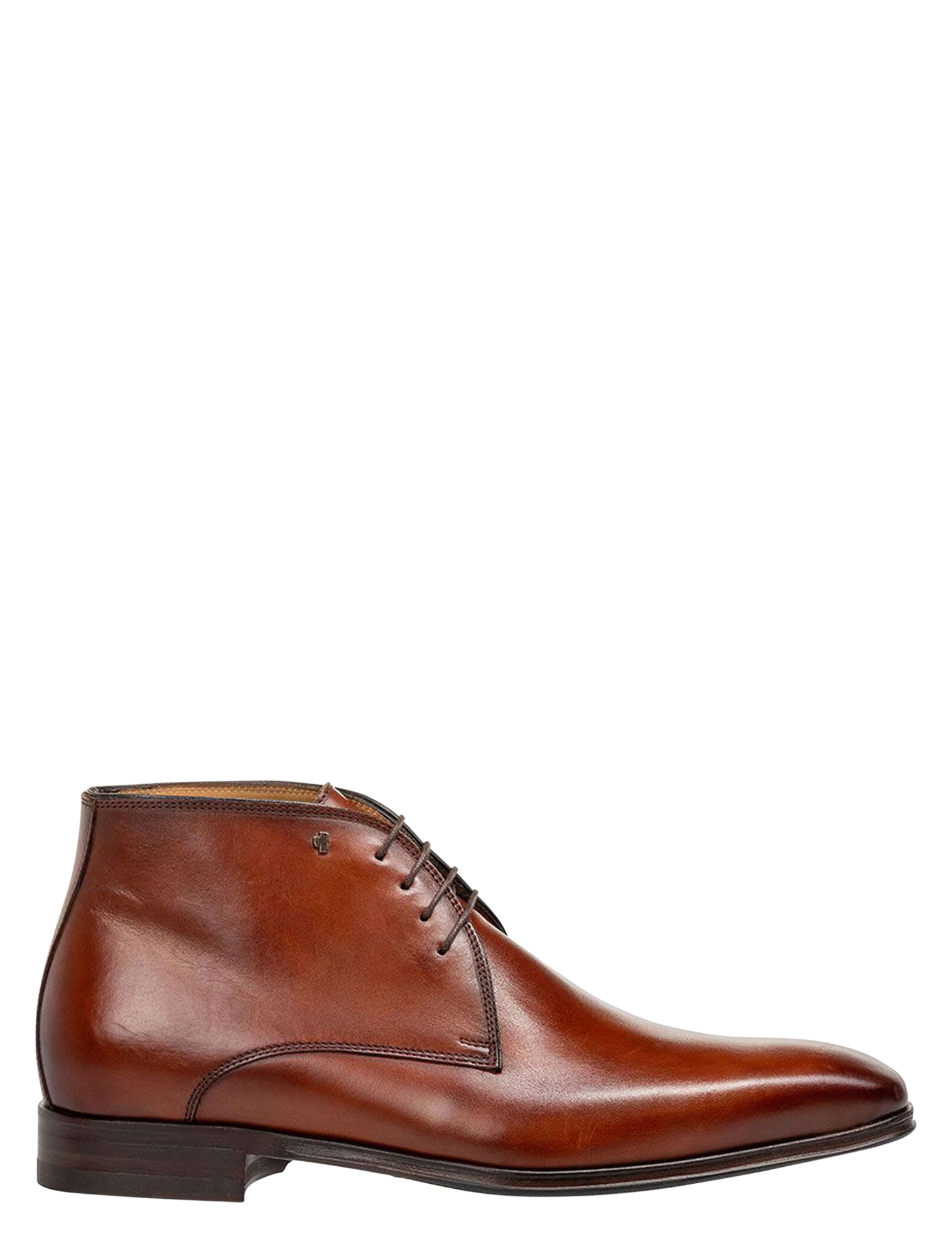 Van Bommel - Raffa 50029 24-01 Dark Cognac H-Wijdte - Heren - Veterschoenen - Nette Veterschoenen - 43502_22_1