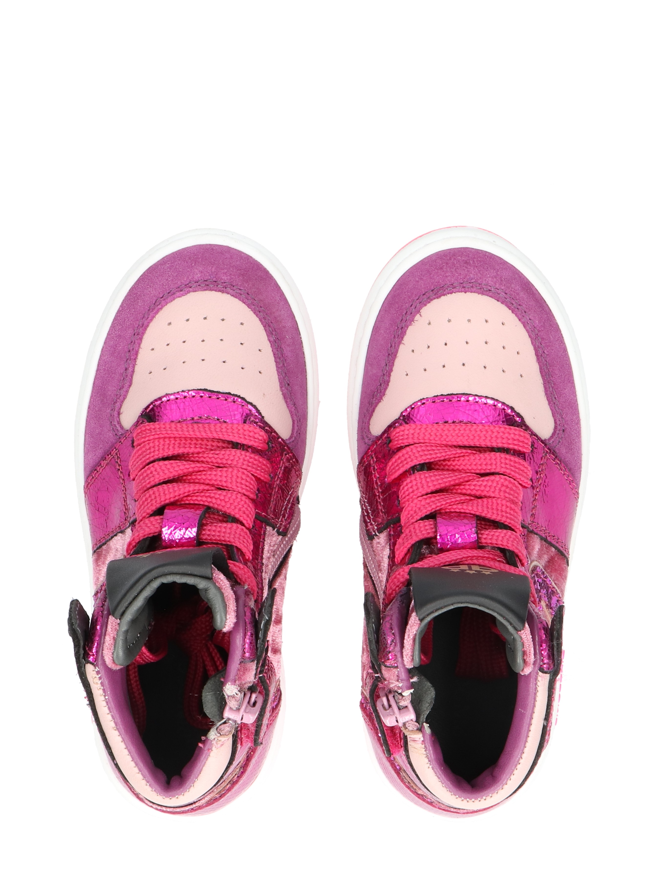 Pinocchio - P1765 Fuchsia - Meisjes - Veter Boots - Boots - 49282_48_7