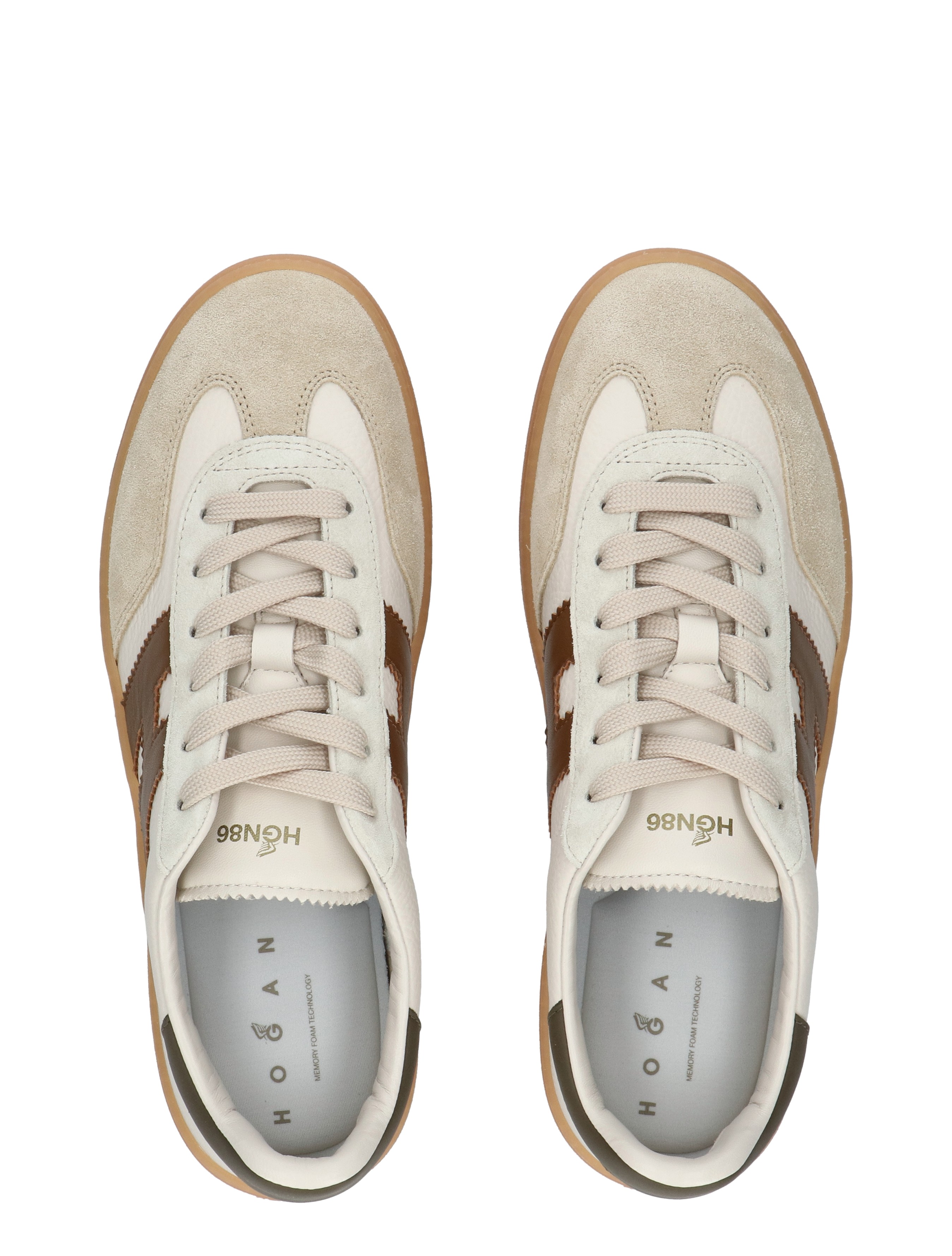 Hogan - Cool Beige Brown - Heren - Lage Sneakers - Sneakers - 49676_72_7