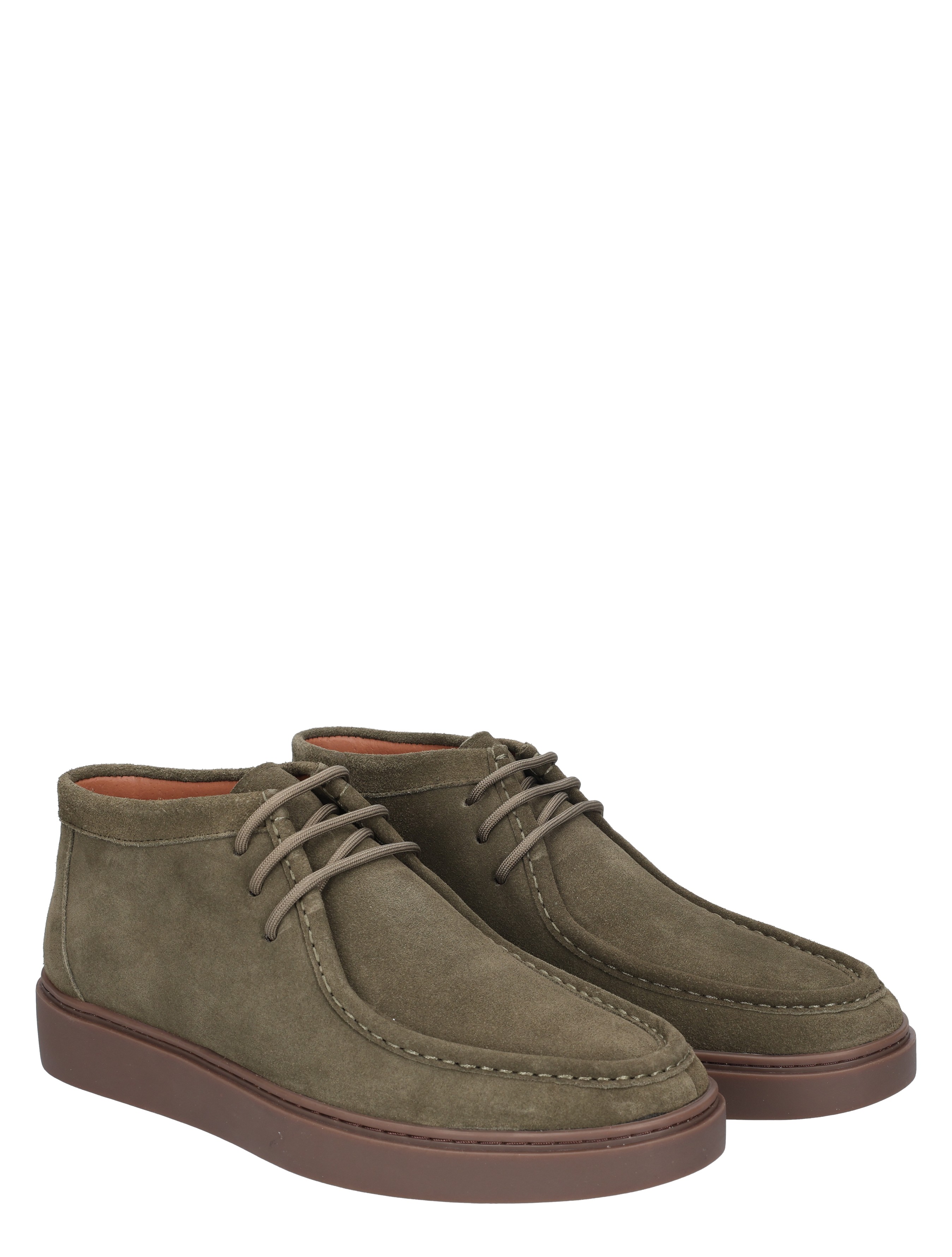 leren schoenen, suède, lattice lacing, gedempte groen, veterschoen