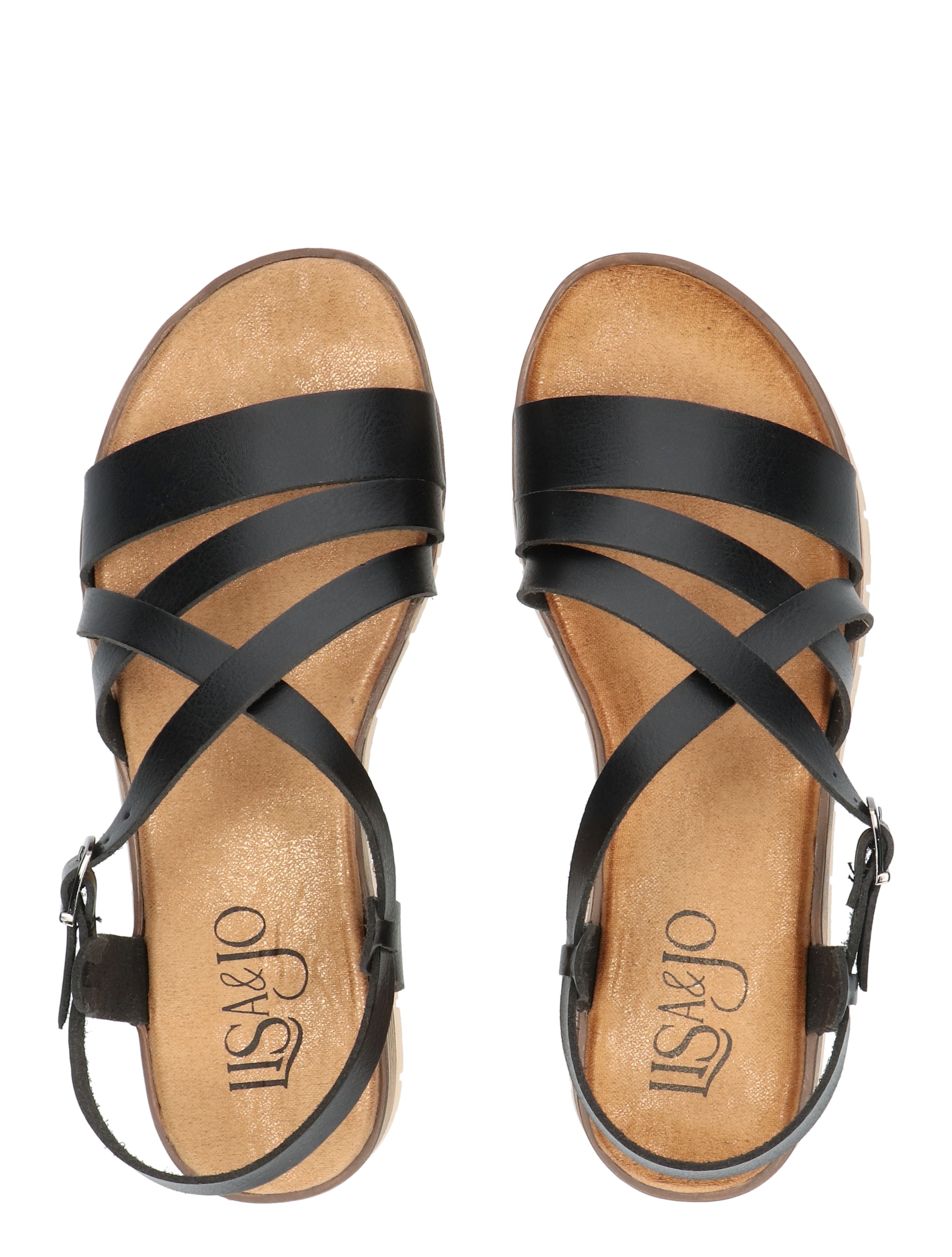 Lisa & Jo - Zefanja Black - Dames - Sandalen - 50307_11_7