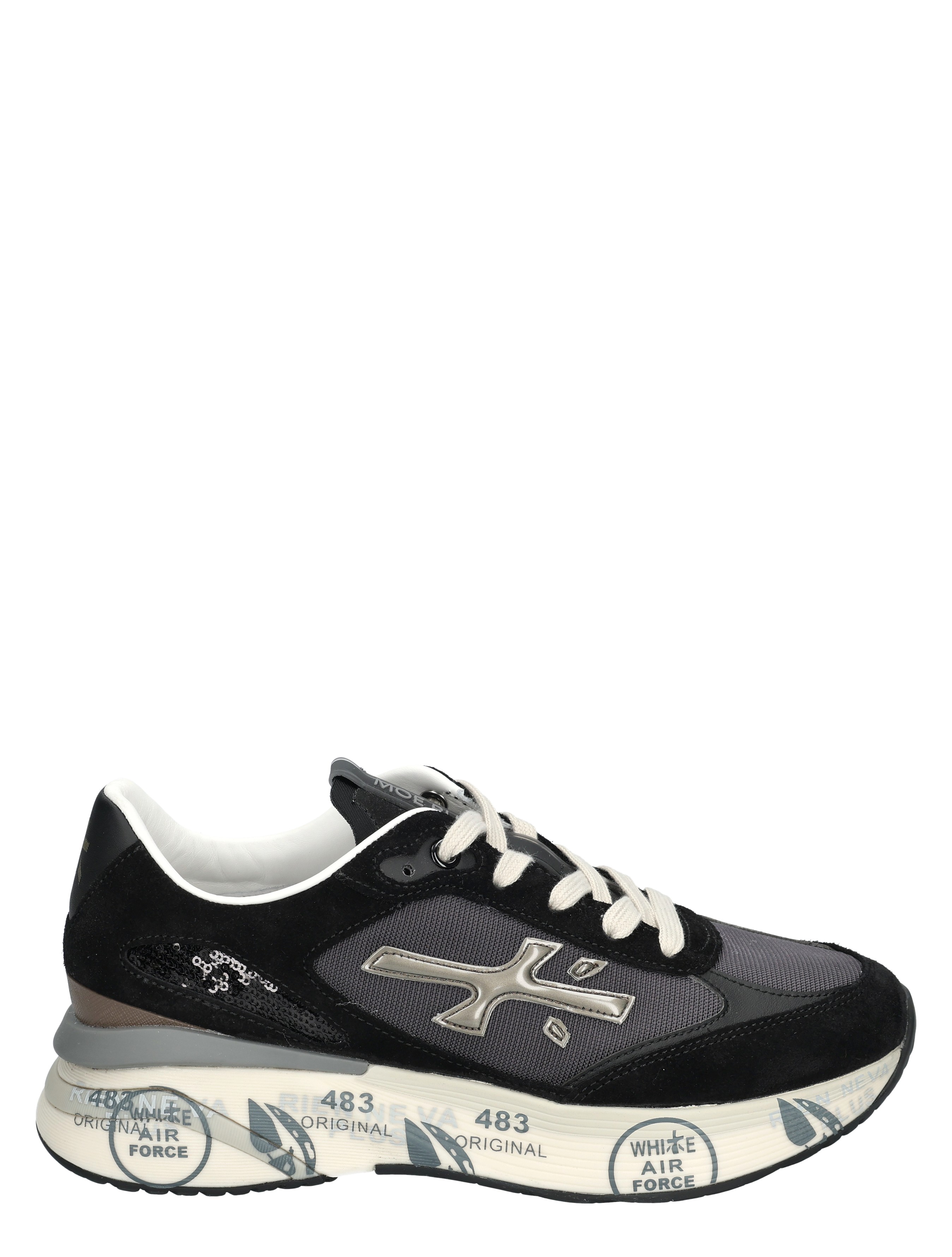 Premiata - Moerun Women 8304 Black - Sneakers - Dames - Lage Sneakers - 50186_11_1