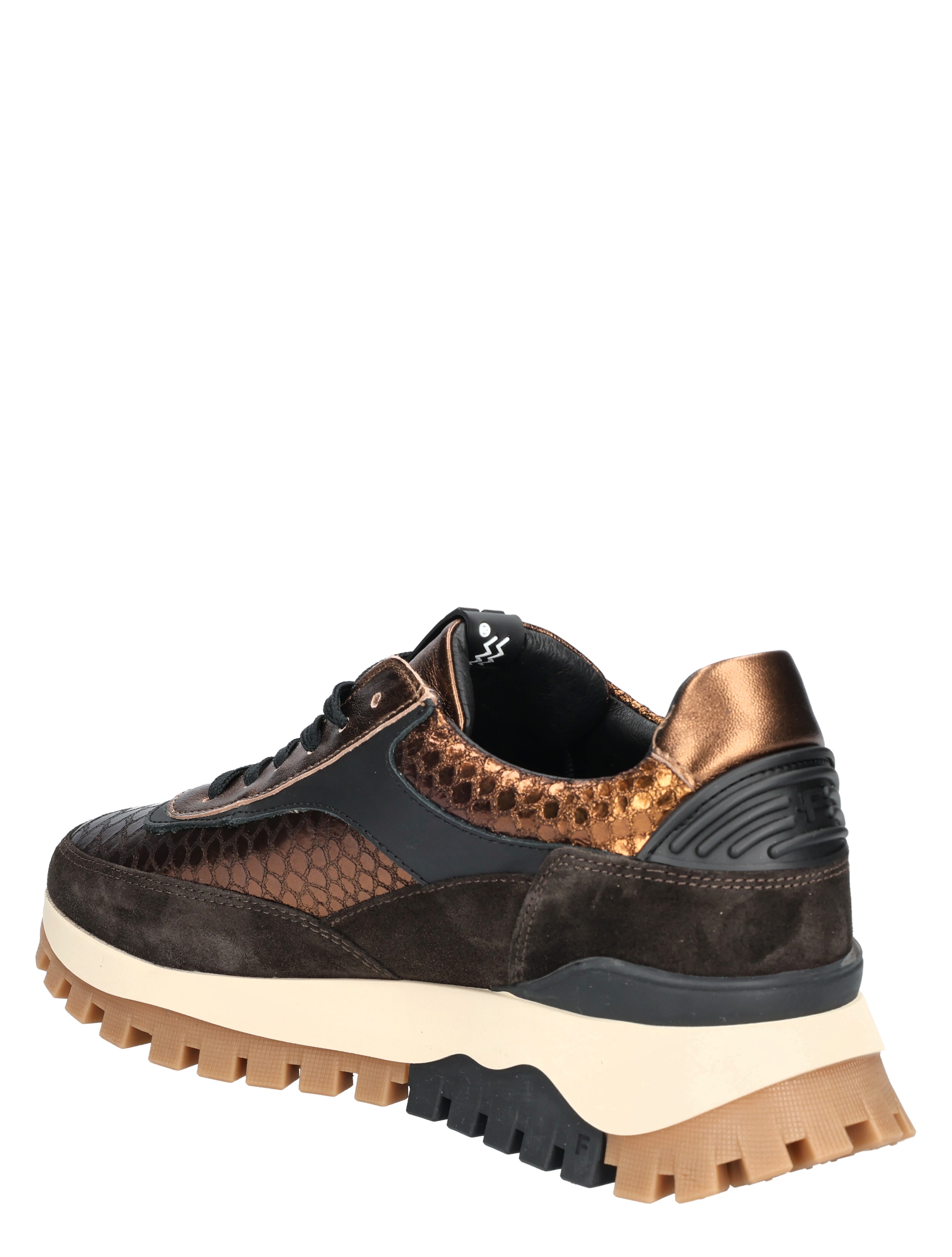 Floris van Bommel - Grommi SFW-10100 92-01 Bronze G-Wijdte - Sneakers - Dames - Lage Sneakers - 49293_53_4