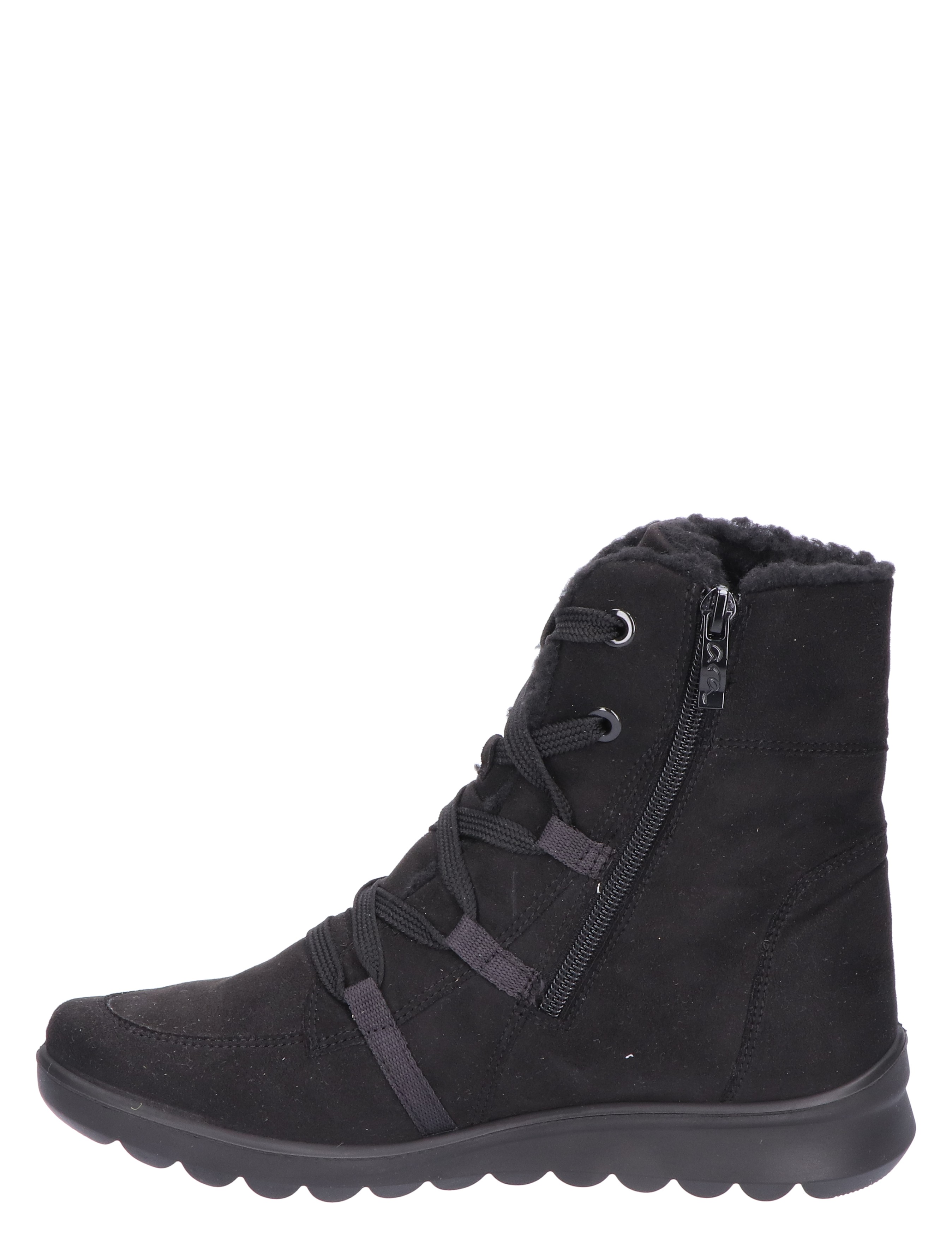 Ara - 12-40409 Black H-Wijdte - Dames - Boots - Veter Boots - 42546_11_2