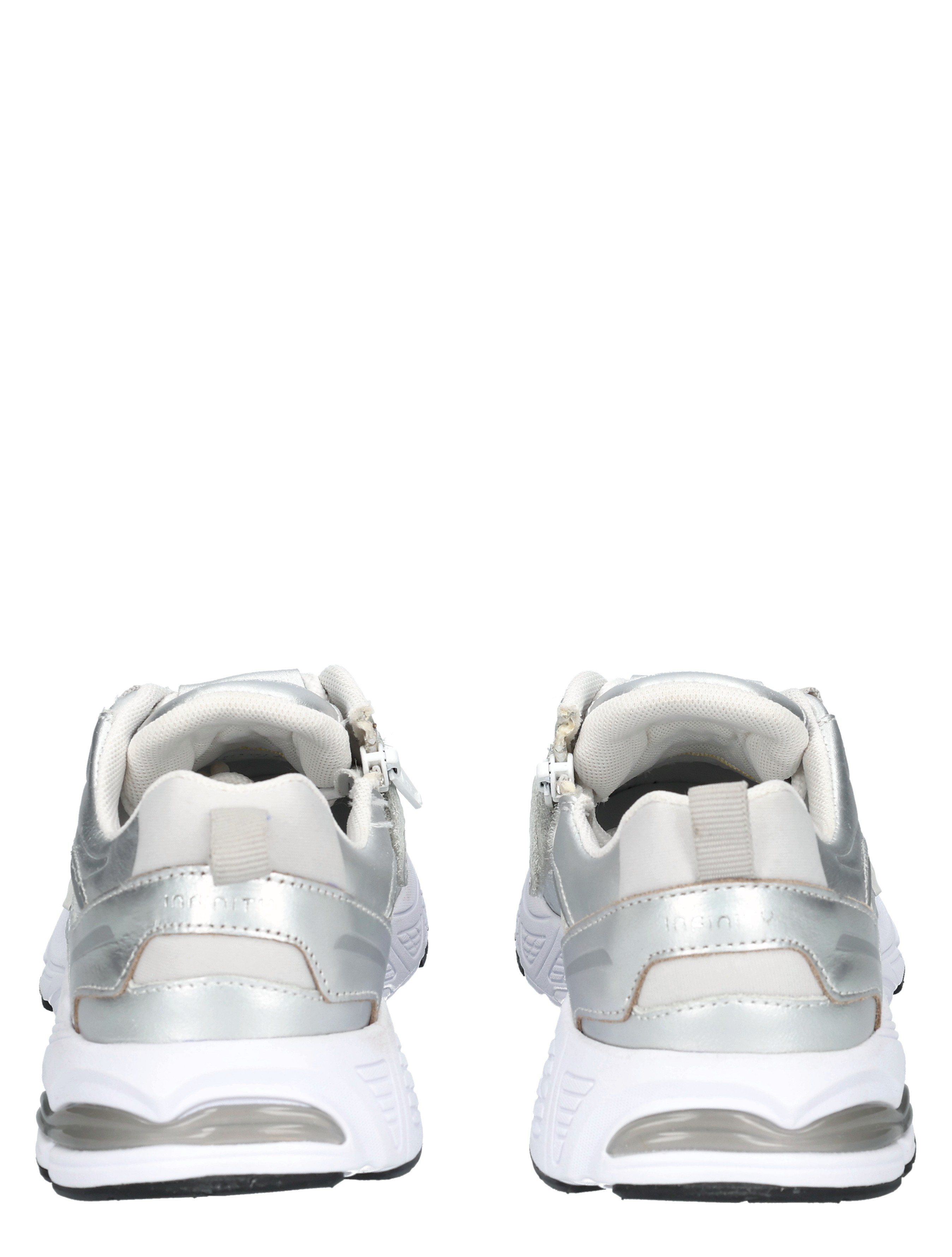 Hip - H1660  Silver Combi - Meisjes - Veterschoenen - 50592_54_6