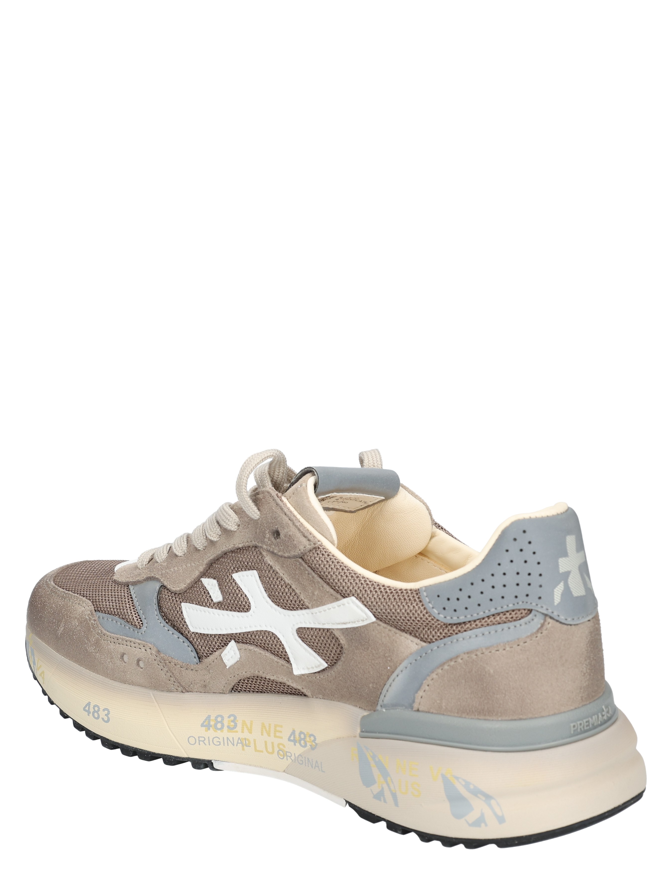 Premiata - Mick Men 8118 Beige White - Heren - Lage Sneakers - Sneakers - 50181_78_4