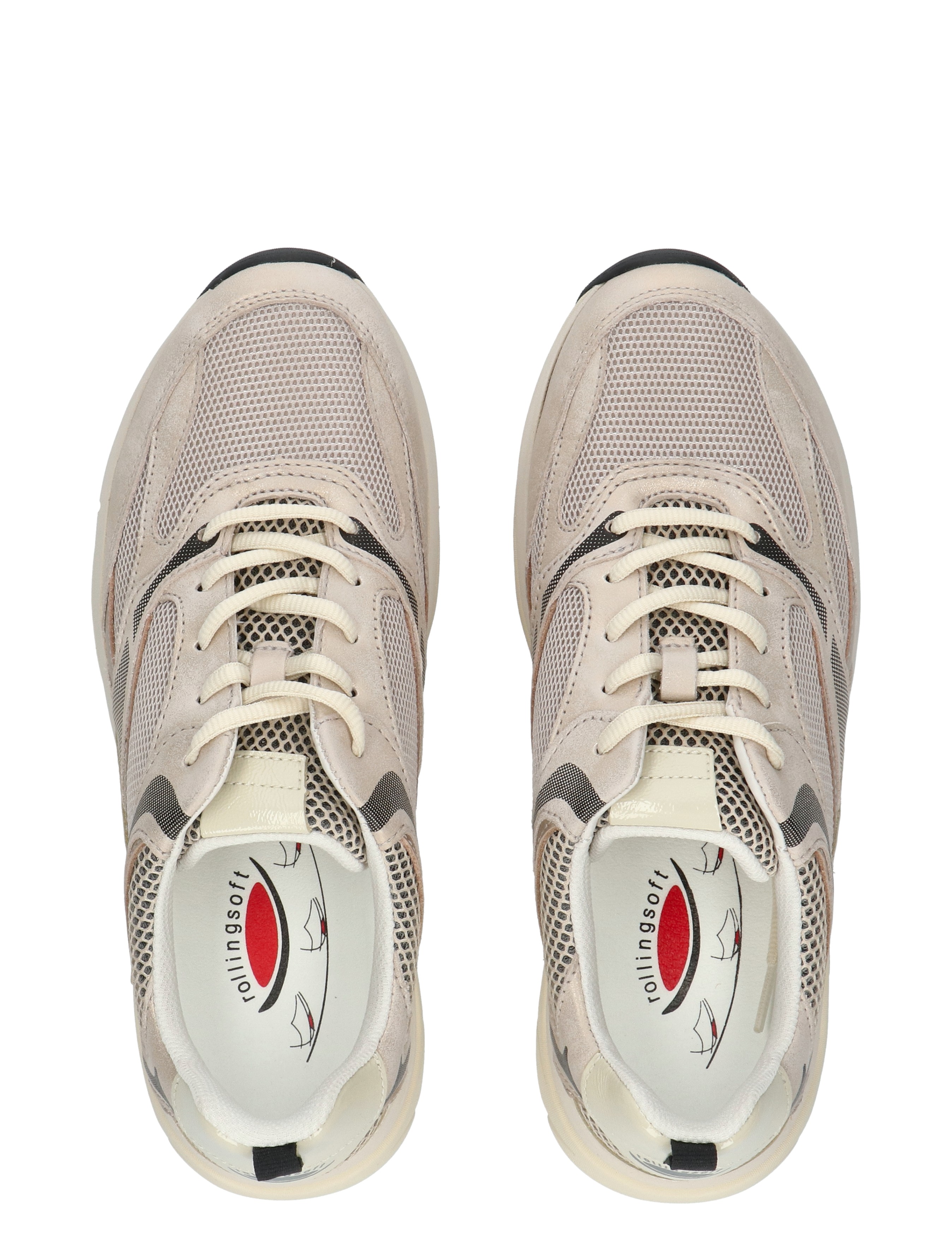 Gabor Rollingsoft - 86.936.39 39 rose/puder/vanilla - Dames - Veterschoenen - Casual Veterschoenen - 49991_53_7