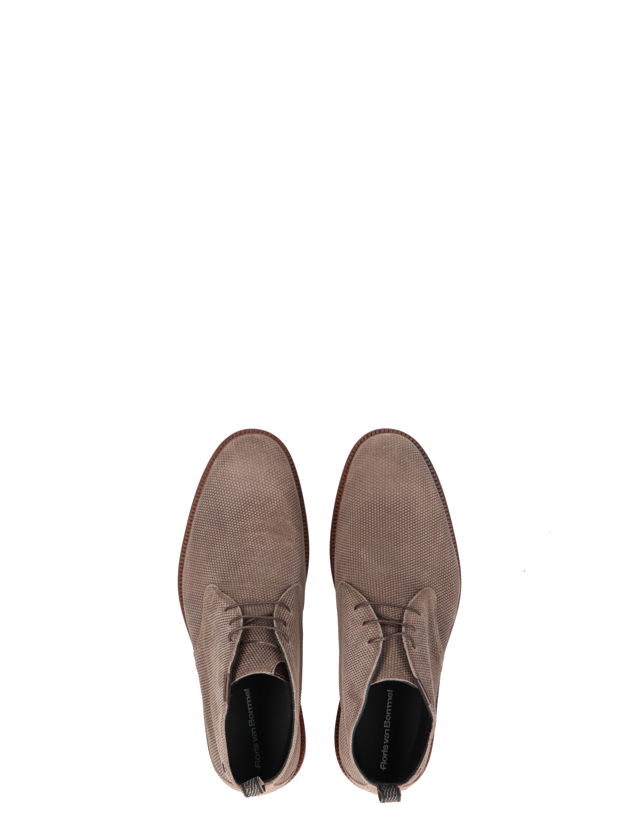 Floris van Bommel - De Normer SFM-50132 34-02 Taupe H-Wijdte - Heren - Boots - Veter Boots - 49317_77_7