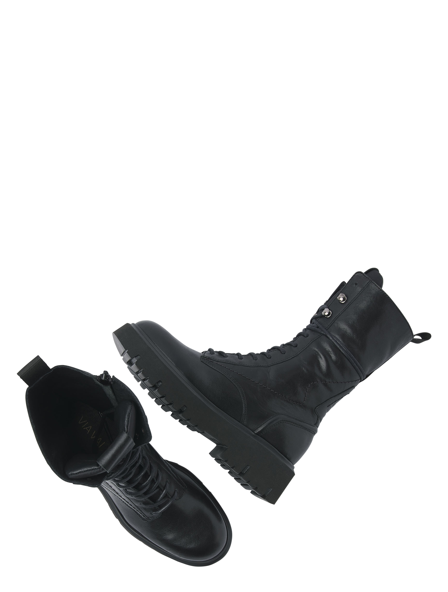 VIA VAI - 61099 Ziva Rave 01-900 Black - Dames - Boots - Biker Boots - 47759_11_4