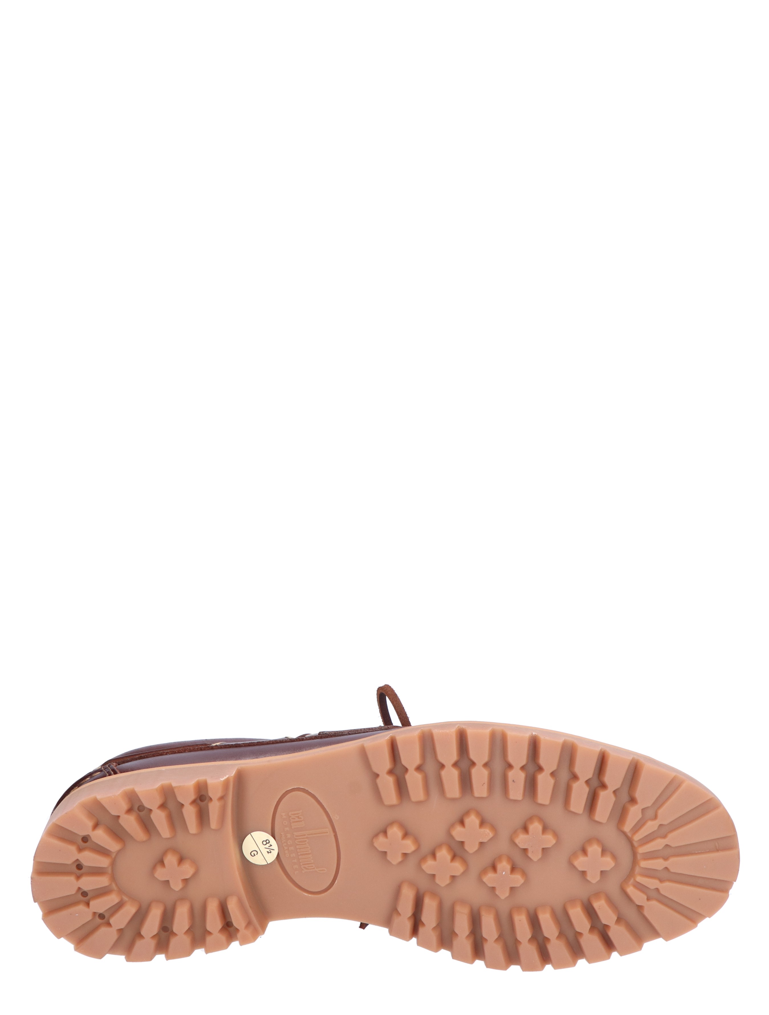 Van Bommel - 30001 Boat Shoe 27-01 Brown G-Wijdte - Heren - Veterschoenen - Casual Veterschoenen - 18374_22_8