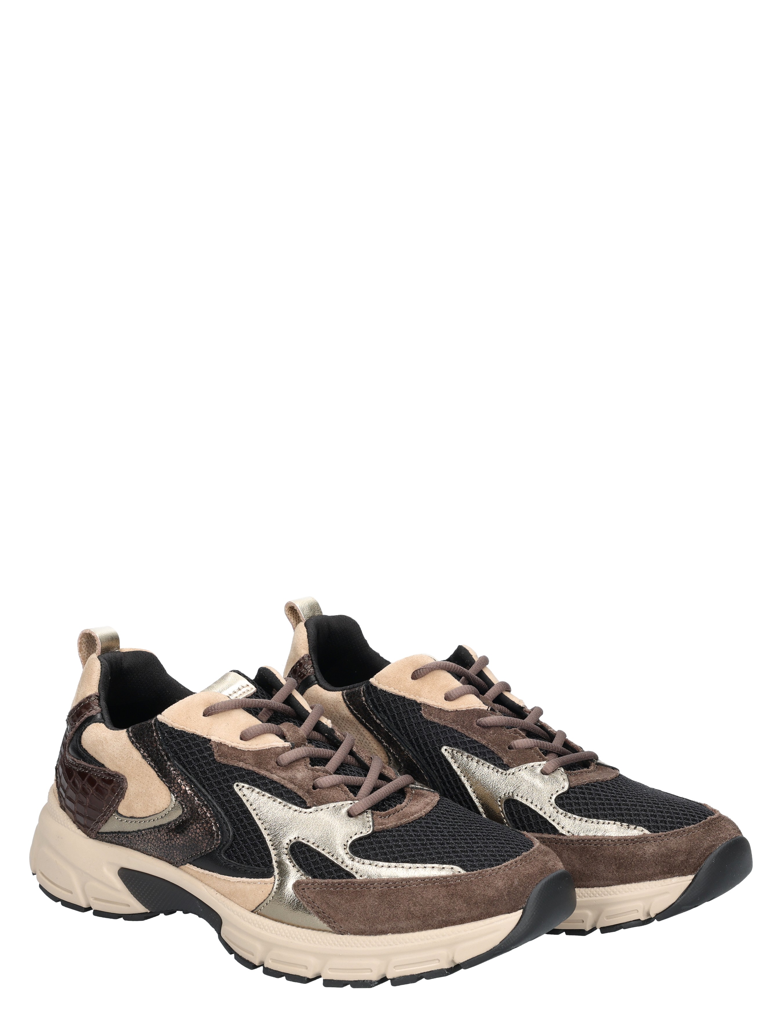 sneakers, casual, mesh, suede, brown