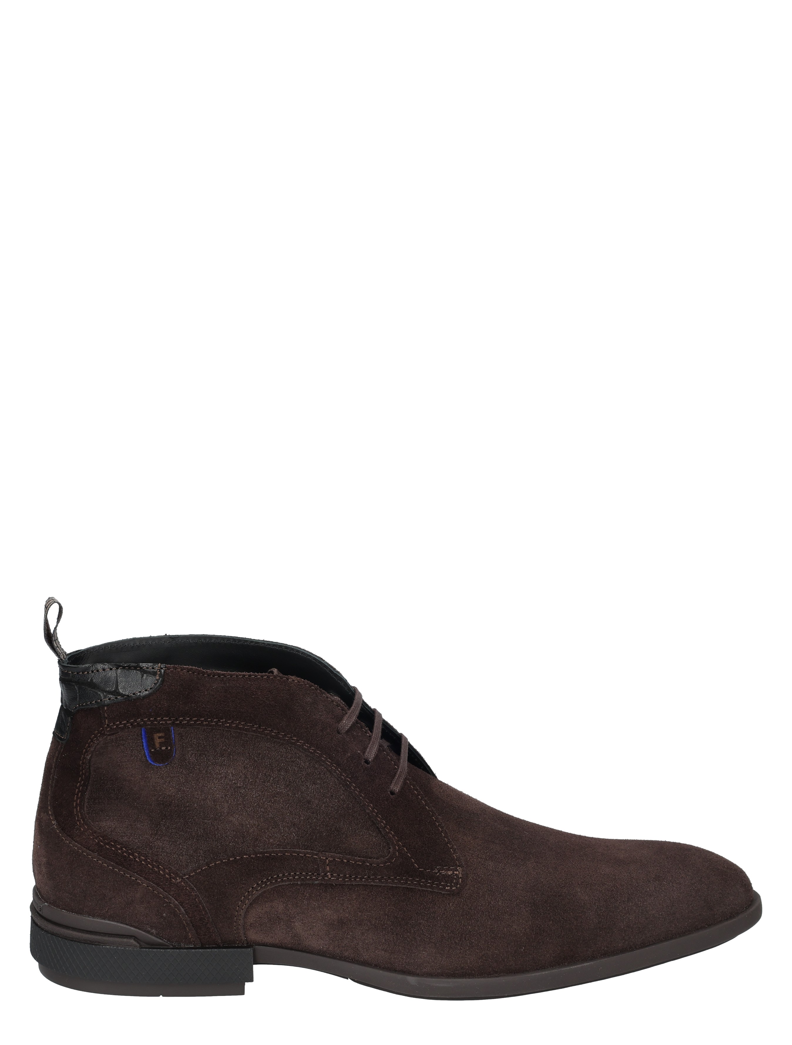 Floris van Bommel - De Hakker 50165 21-01 DarkBrown - Heren - Enkellaarsjes - Boots - 52555_22_1